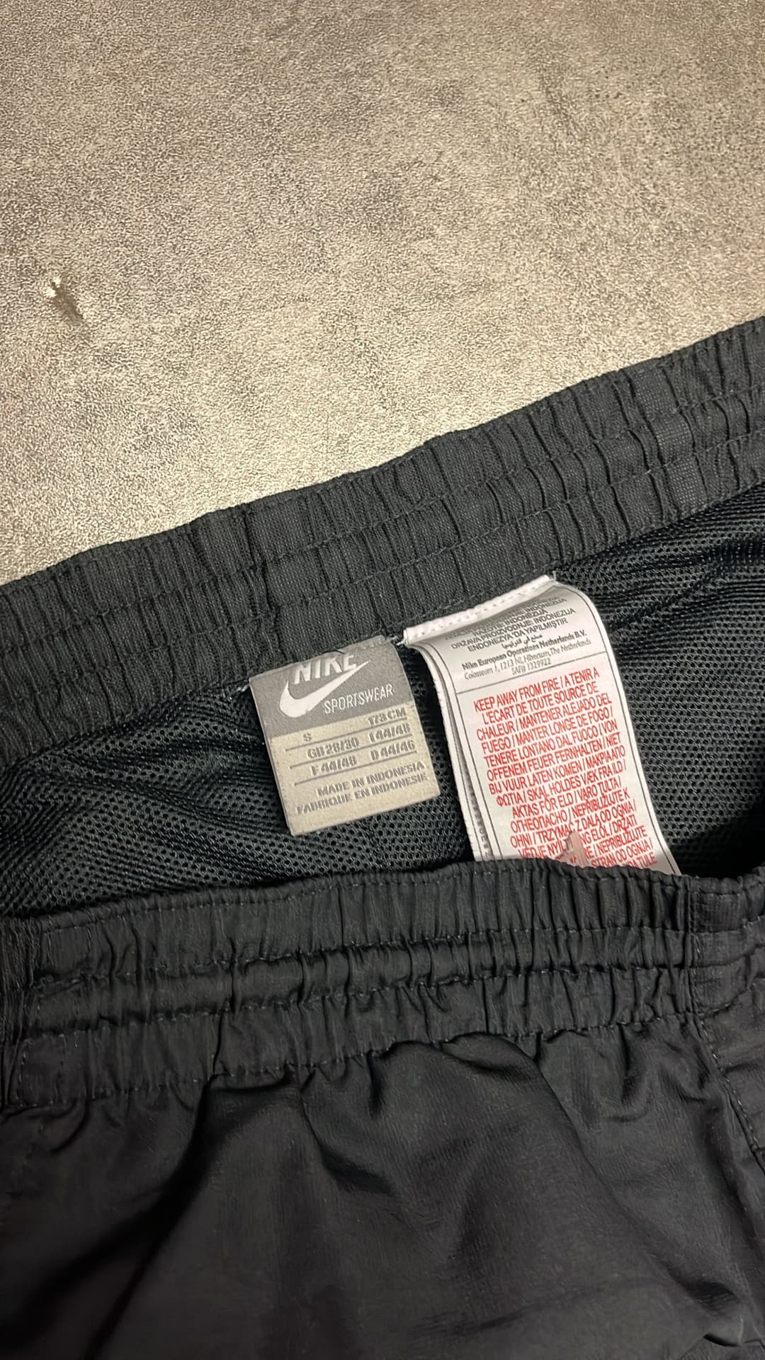 Nike Air Trackpants Black/Blue — 5