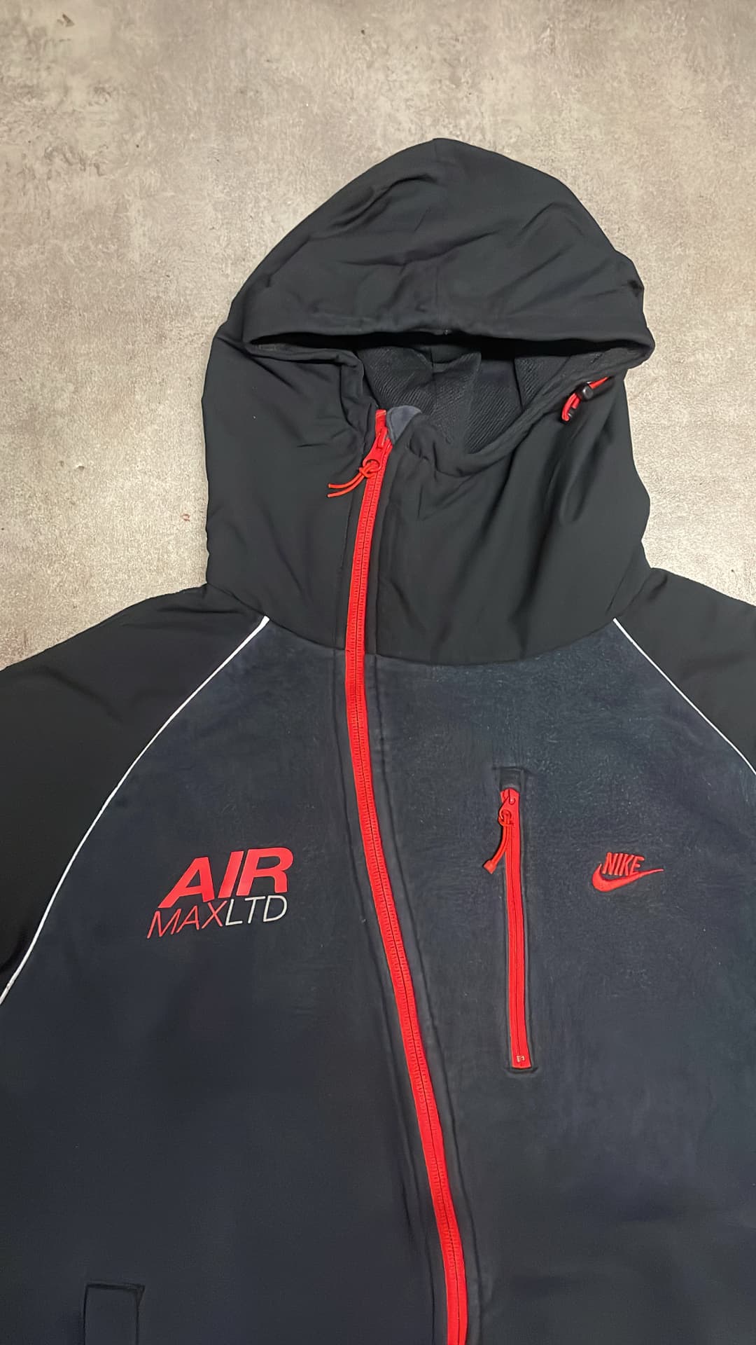 Nike Airmax LTD Zip-Up Black/Red — 3