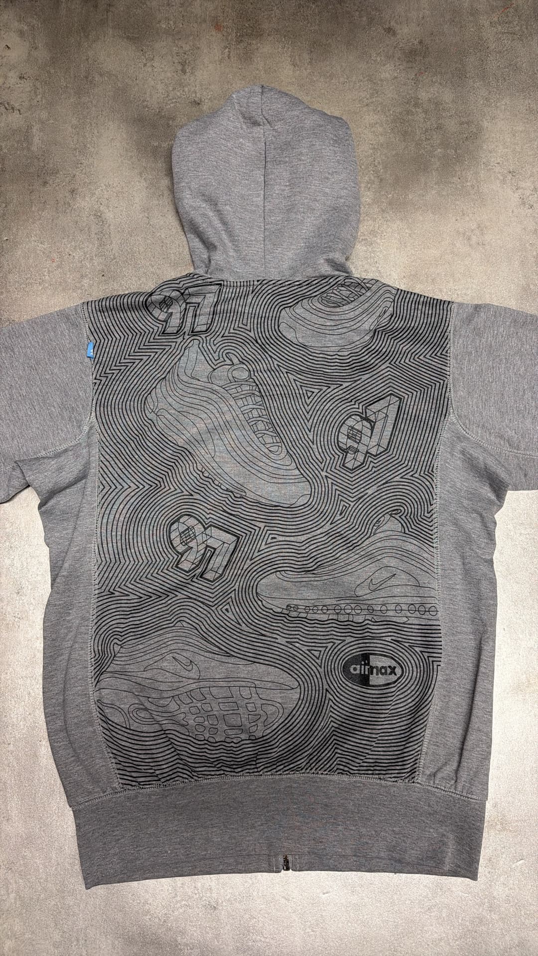 Nike Airmax 97 Zip-Up Grey — 5