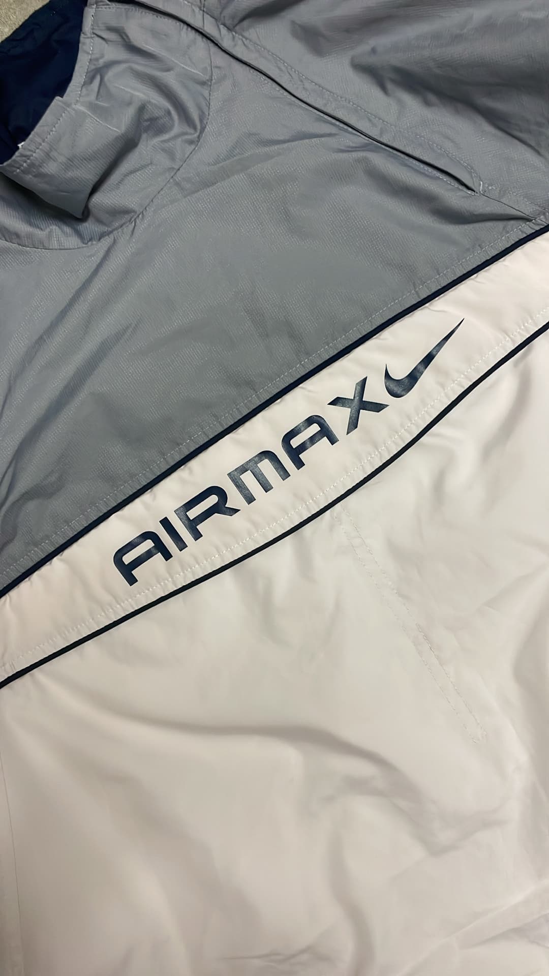 Nike Airmax 87 Trackjacket White/Grey — 3