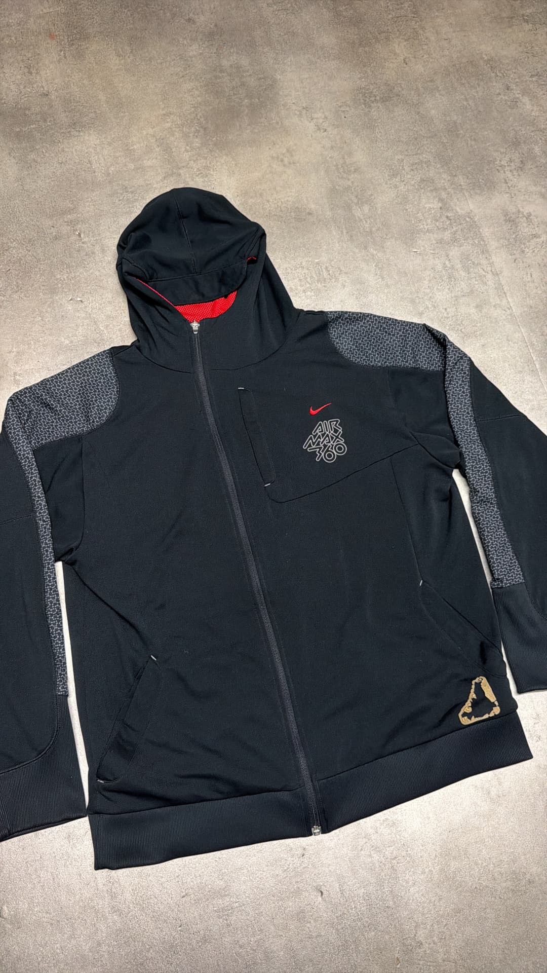 Nike Airmax 360 Zip-Up Black — 3