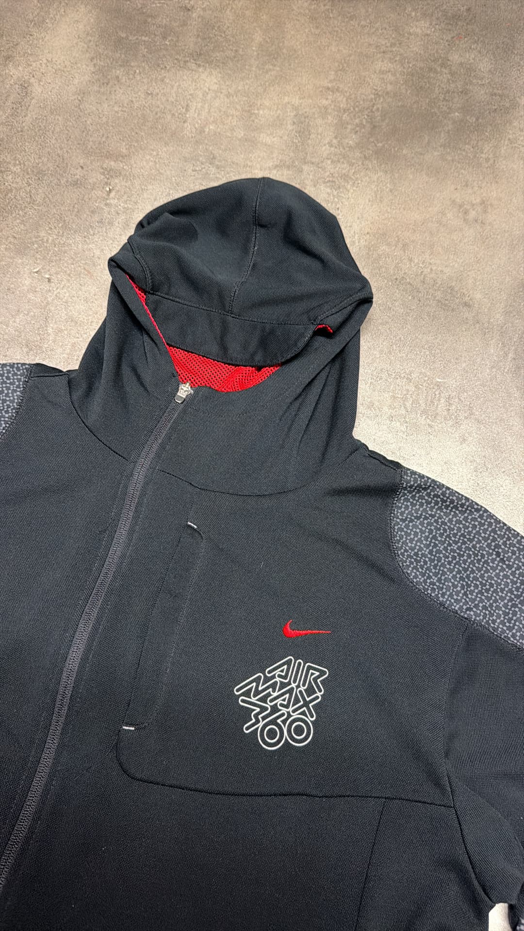 Nike Airmax 360 Zip-Up Black — 4