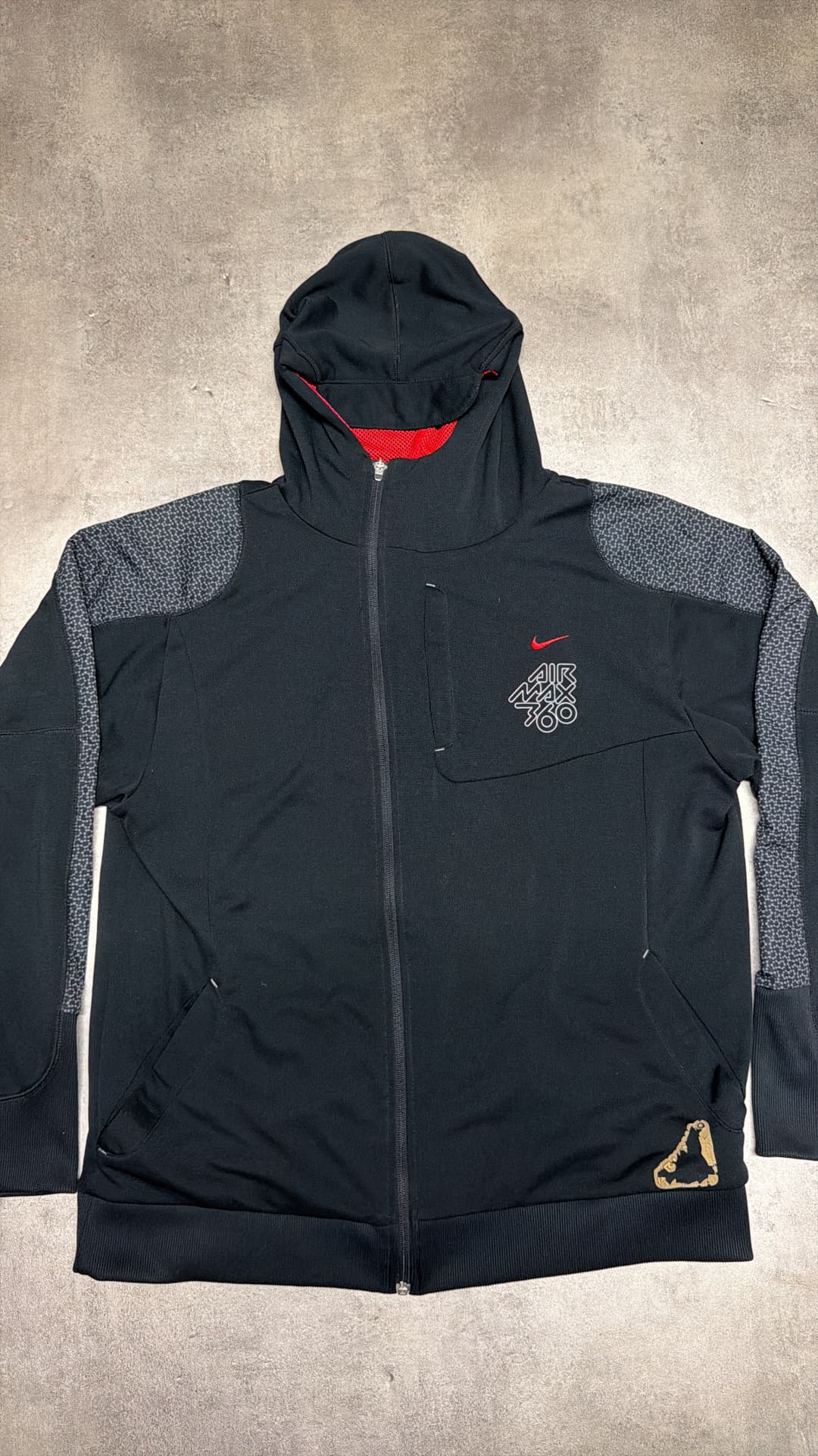 Nike Airmax 360 Zip-Up Black — 2