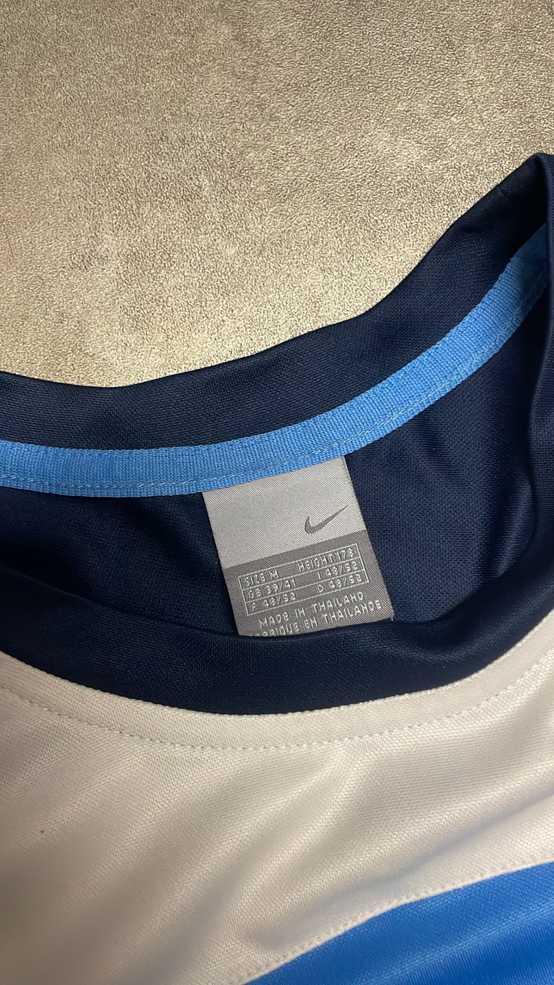 Nike Hex T-Shirt Blue/White — 4