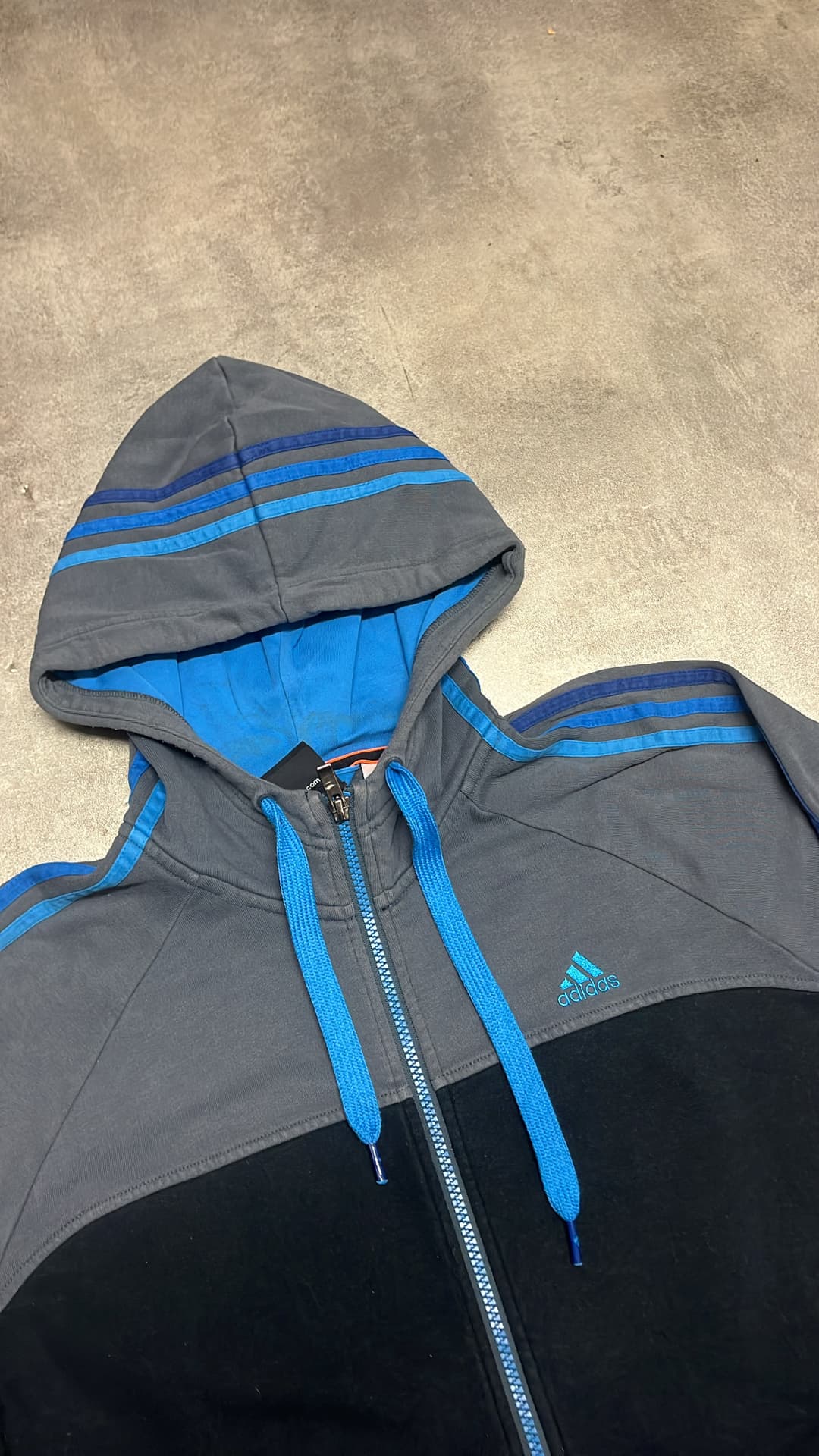 Adidas PE Tracksuit Black/bleu/grey — 3