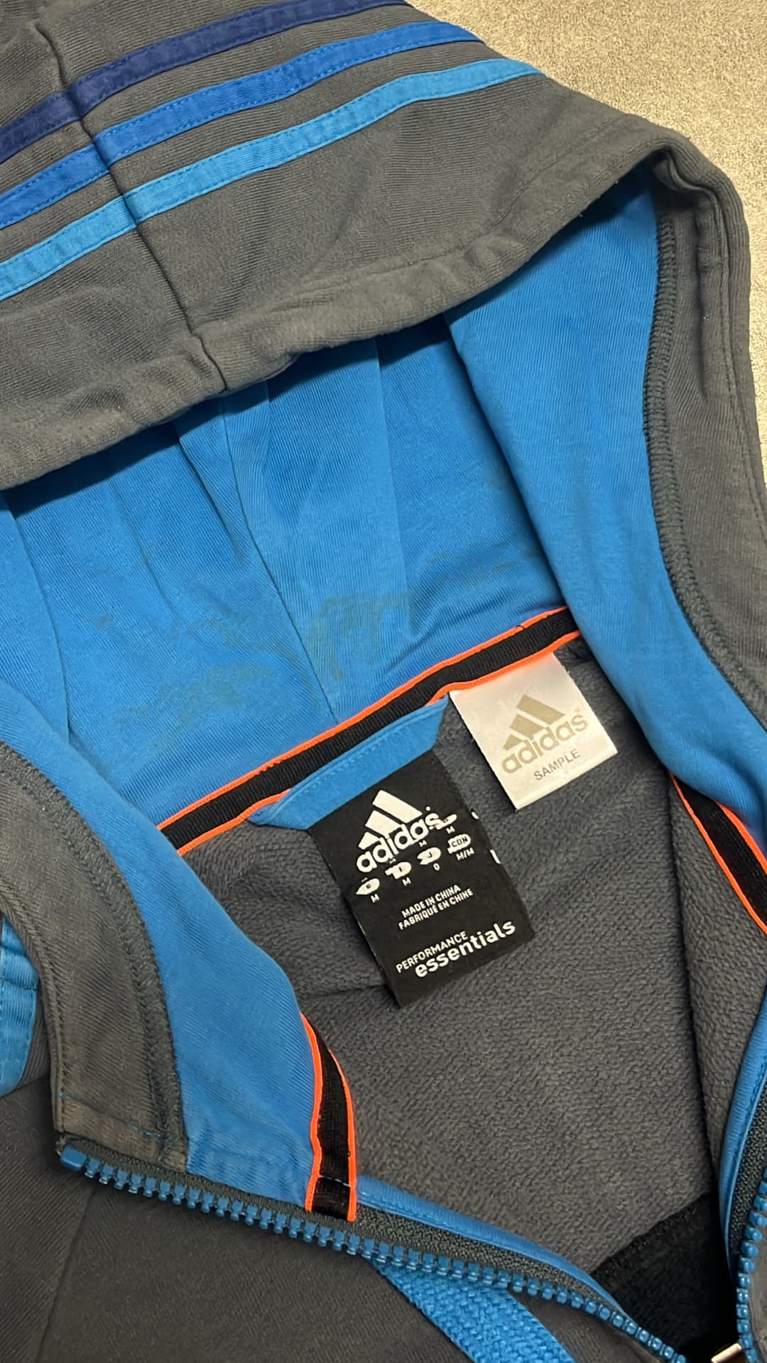 Adidas PE Tracksuit Black/bleu/grey — 5