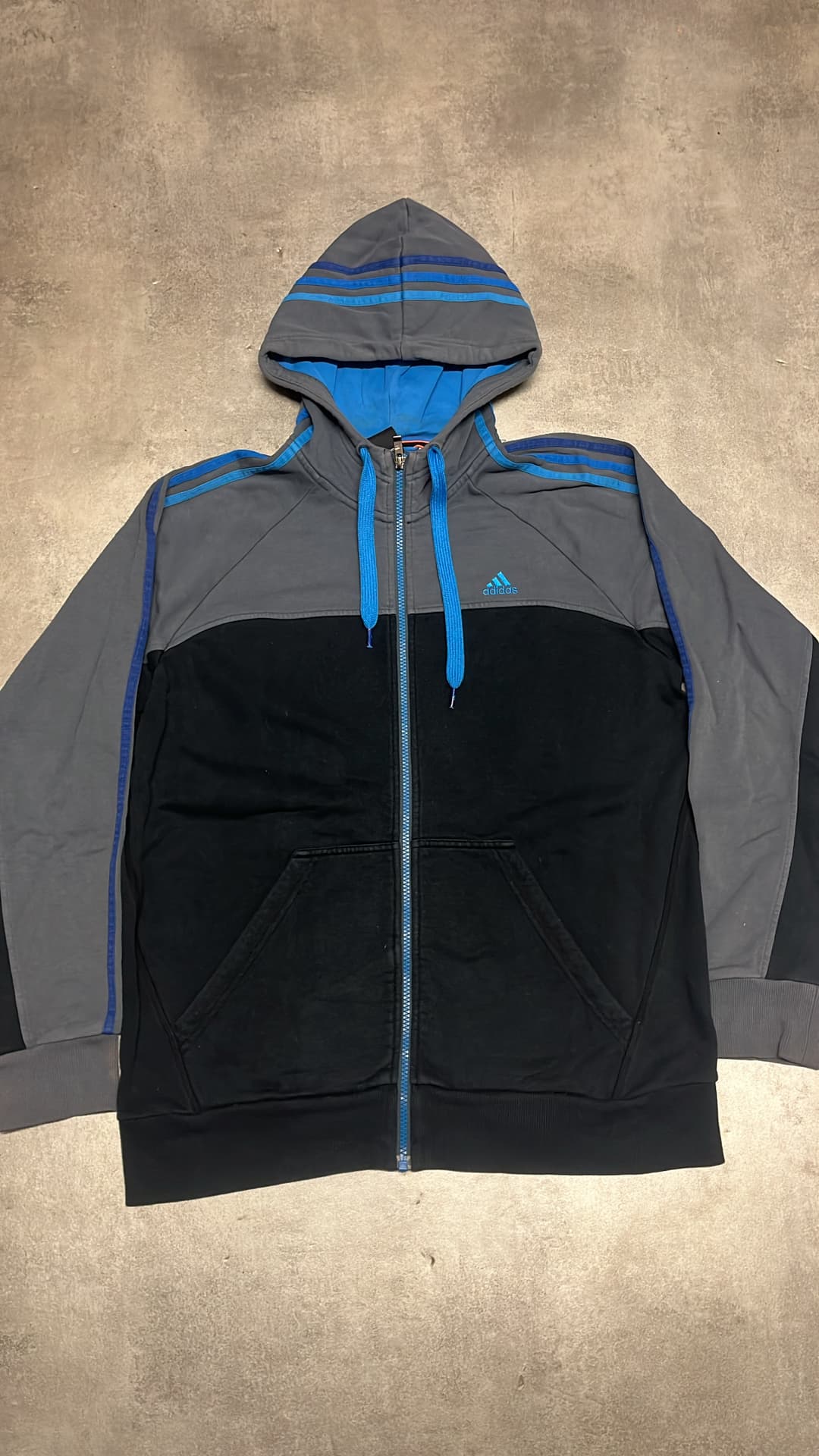 Adidas PE Tracksuit Black/bleu/grey — 4