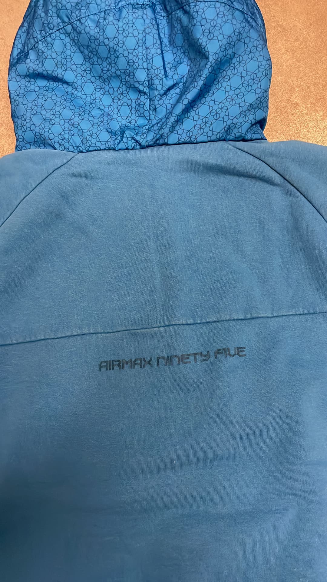 Nike Airmax 95 1/4 Zip Hoodie Blue — 6