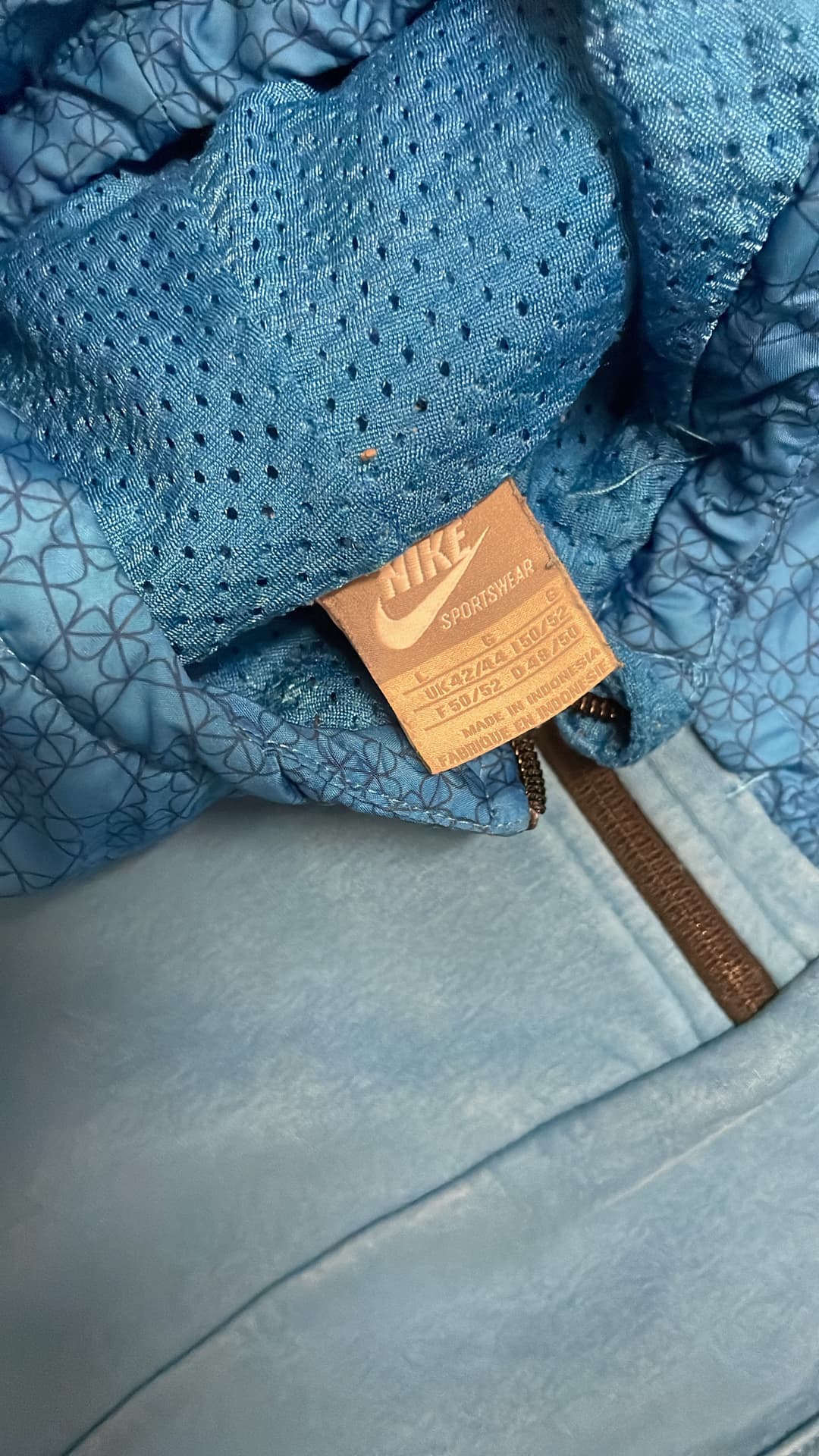 Nike Airmax 95 1/4 Zip Hoodie Blue — 5