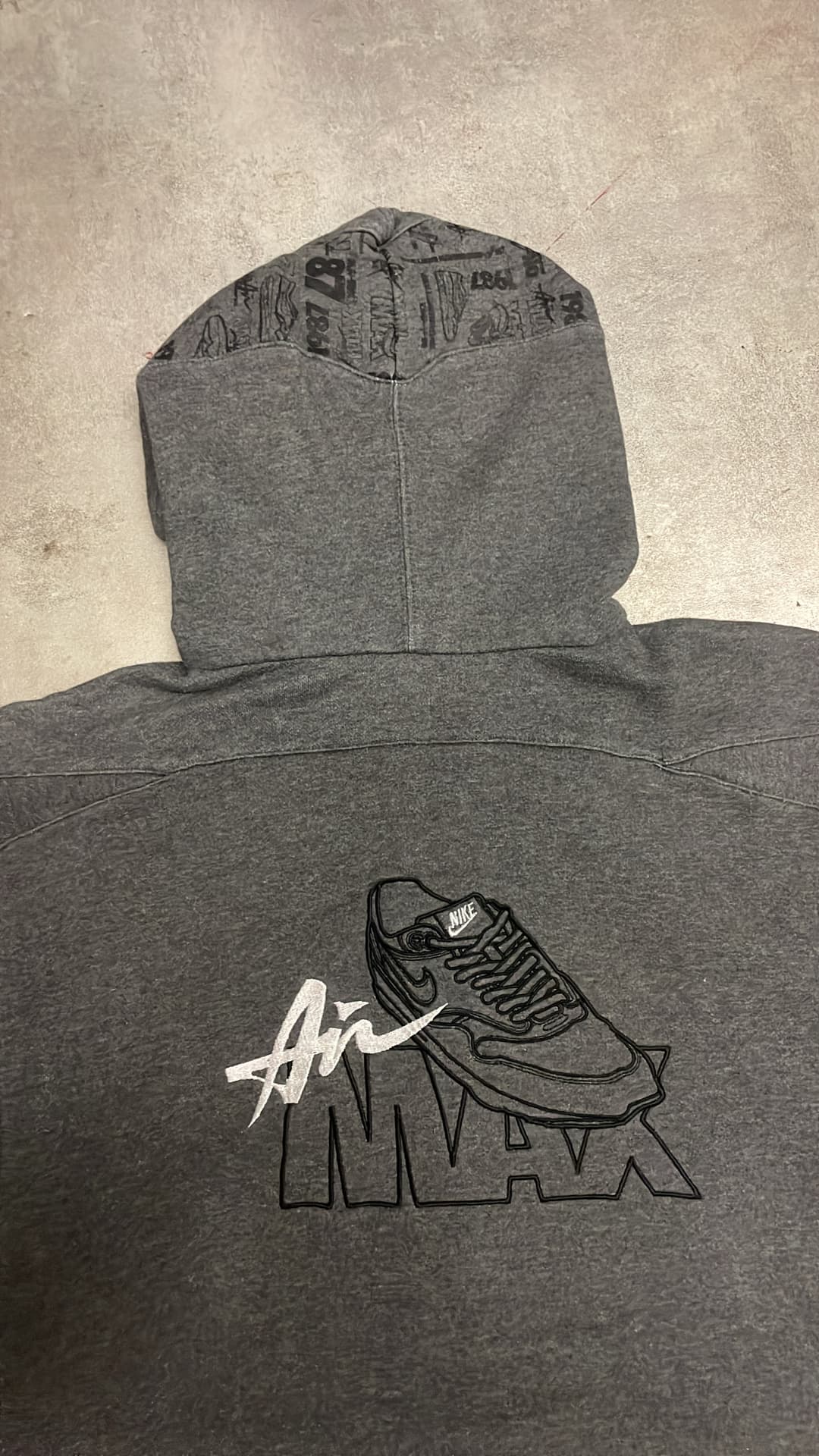 Nike Airmax 87 Hoodie Grey — 6
