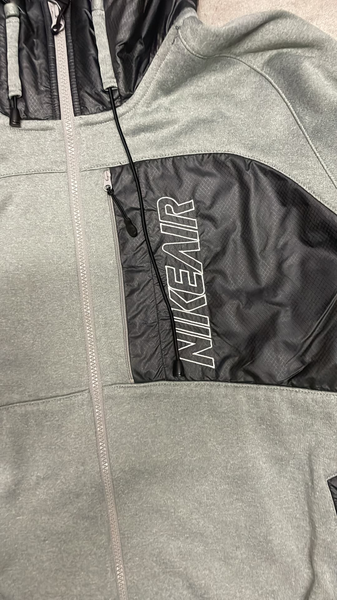 Nike Air Zip-Up Grey/Black — 3