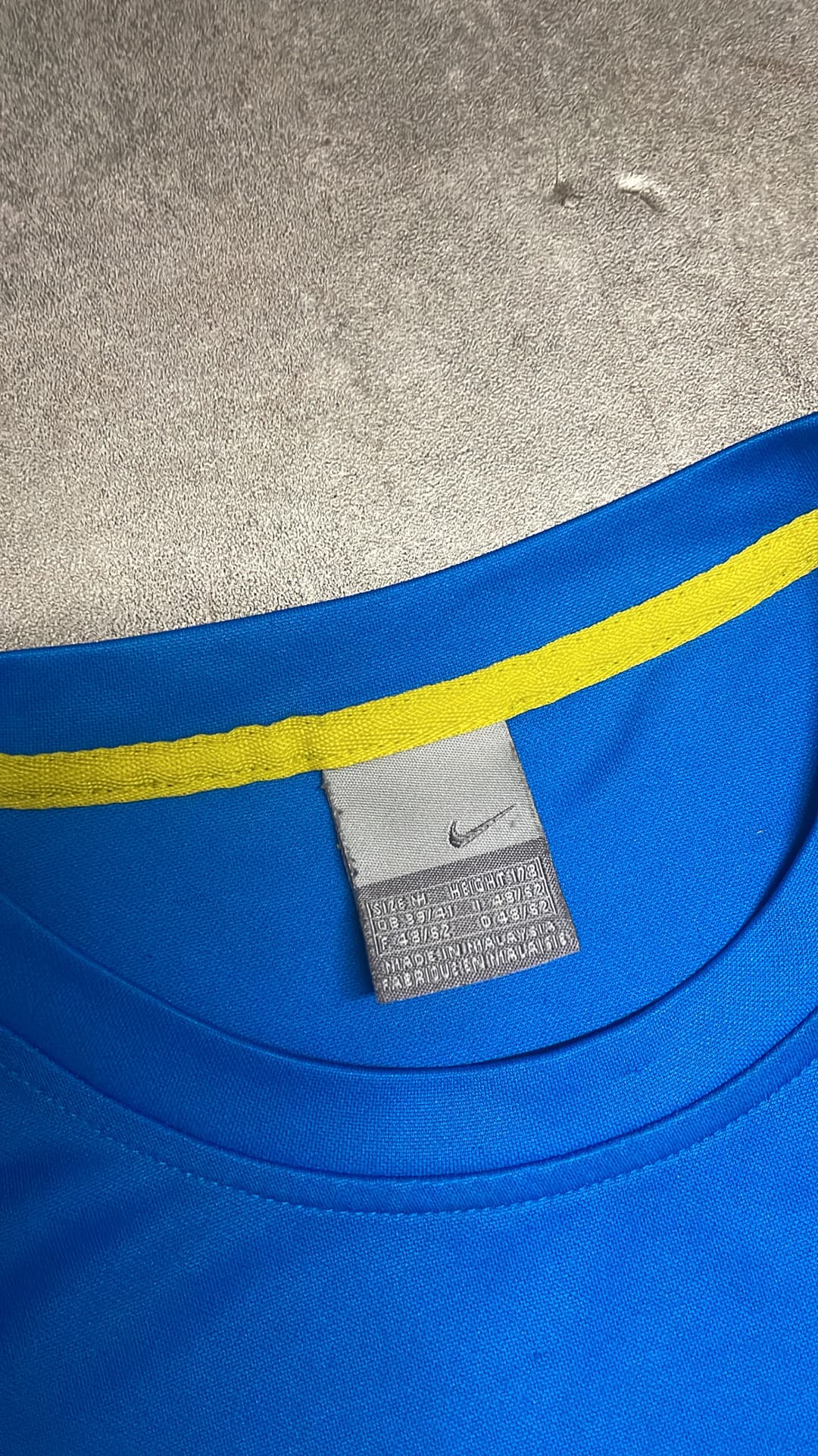 Nike Hex T-Shirt Blue/Yellow — 4