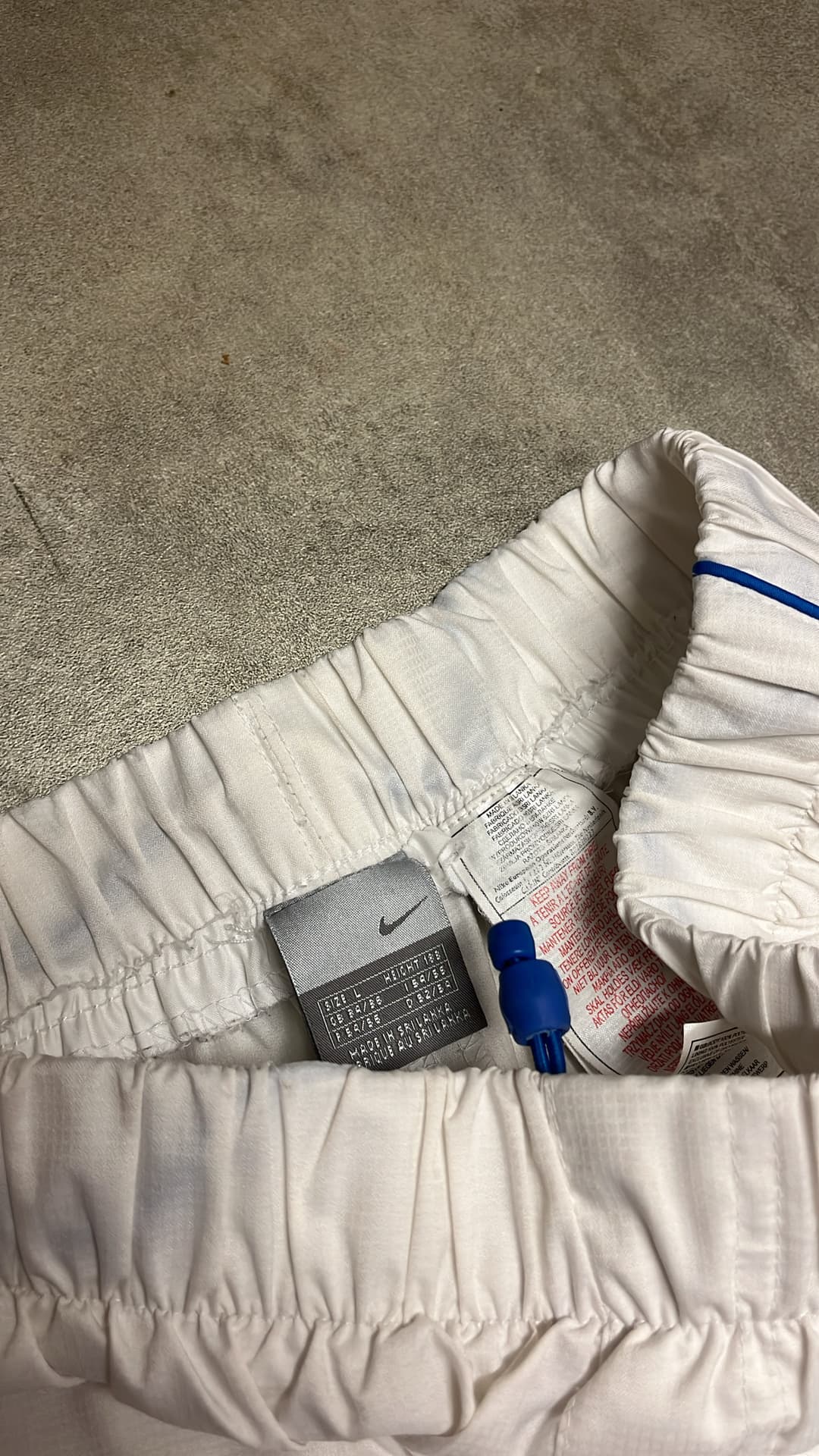 Nike Tn Trackpants White/Blue — 5
