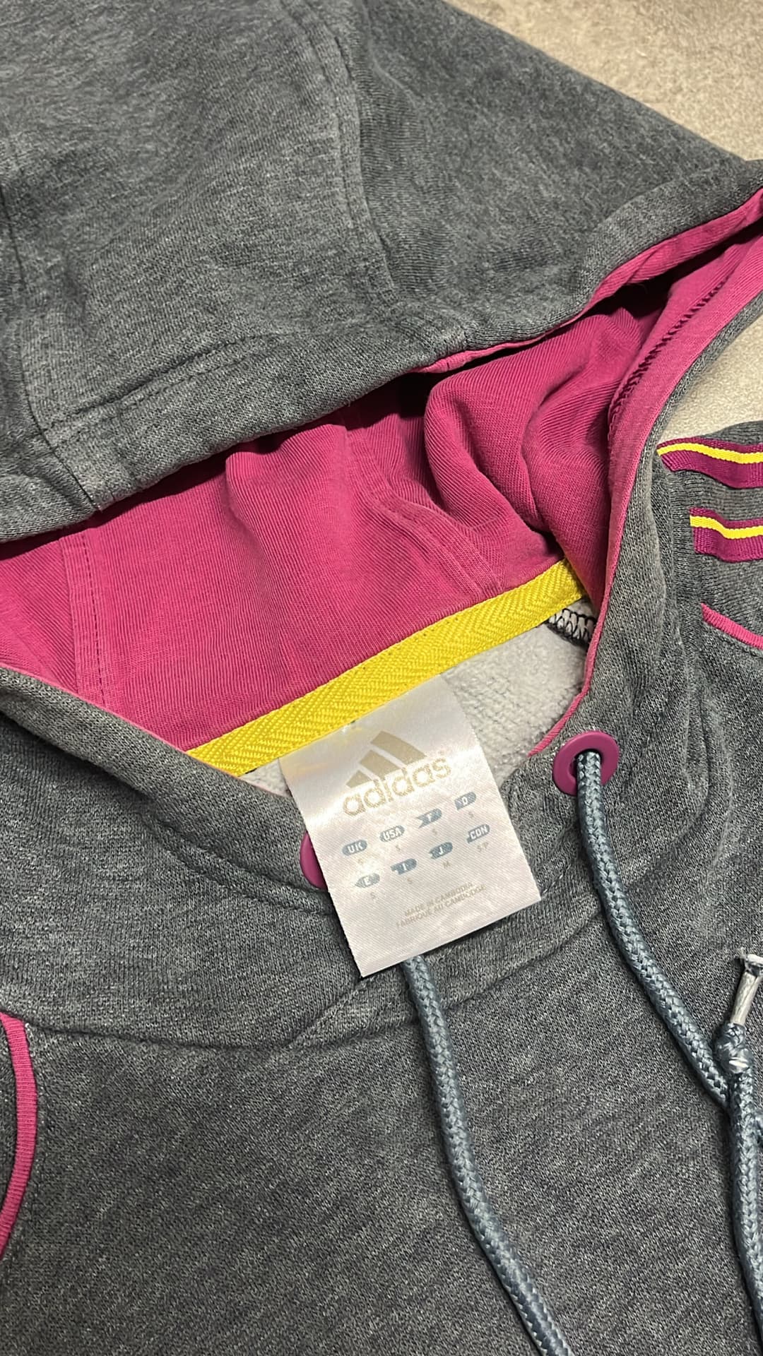 Adidas Basic Hoodie Grey/Purple — 4