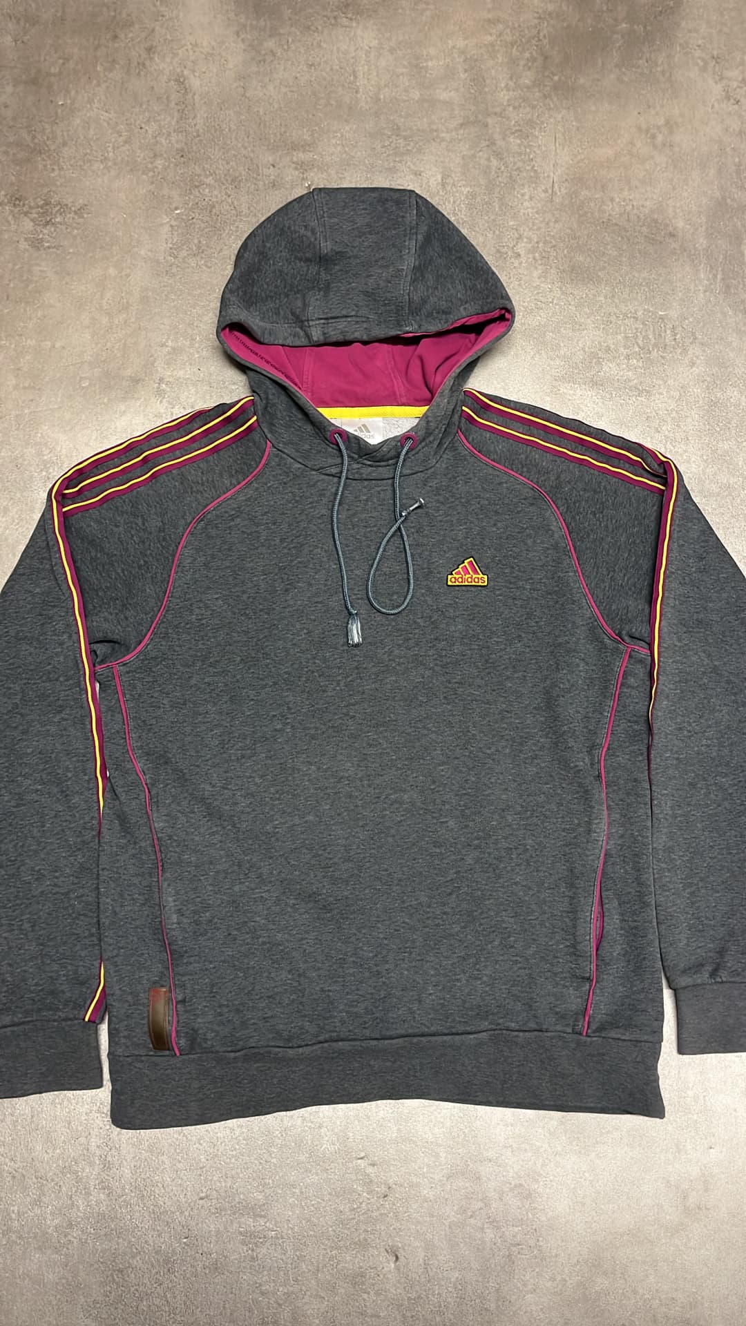 Adidas Basic Hoodie Grey/Purple — 5