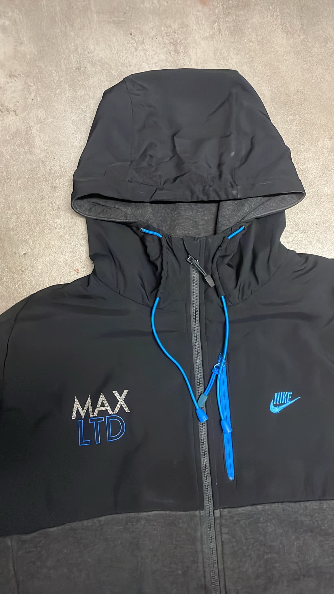 Nike Airmax LTD Zip-Up Black/Blue — 4