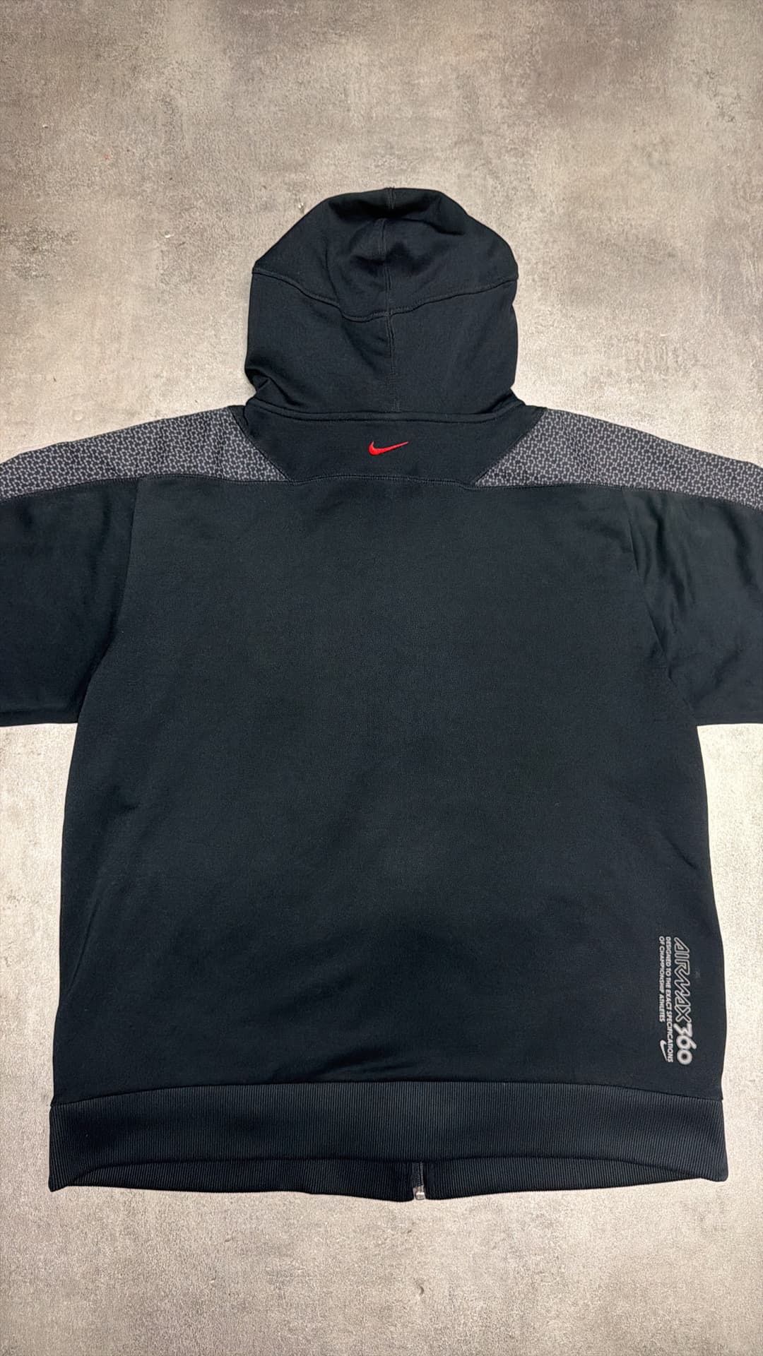 Nike Airmax 360 Zip-Up Black — 7