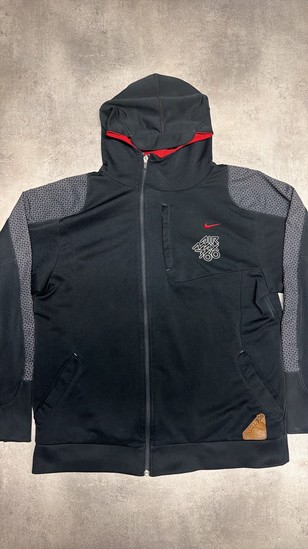 Nike Airmax 360 Zip-Up Black — 2