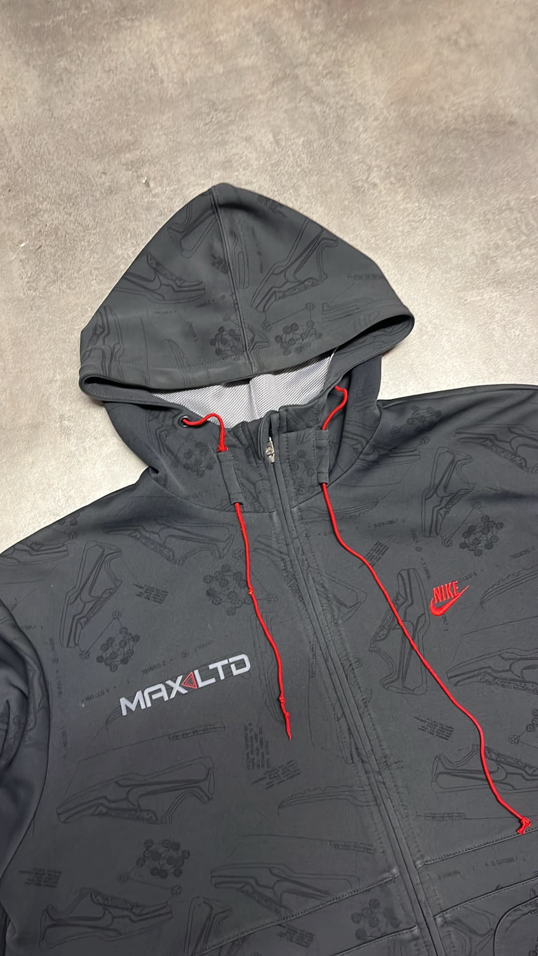 Nike Airmax LTD Zip-Up Black — 3