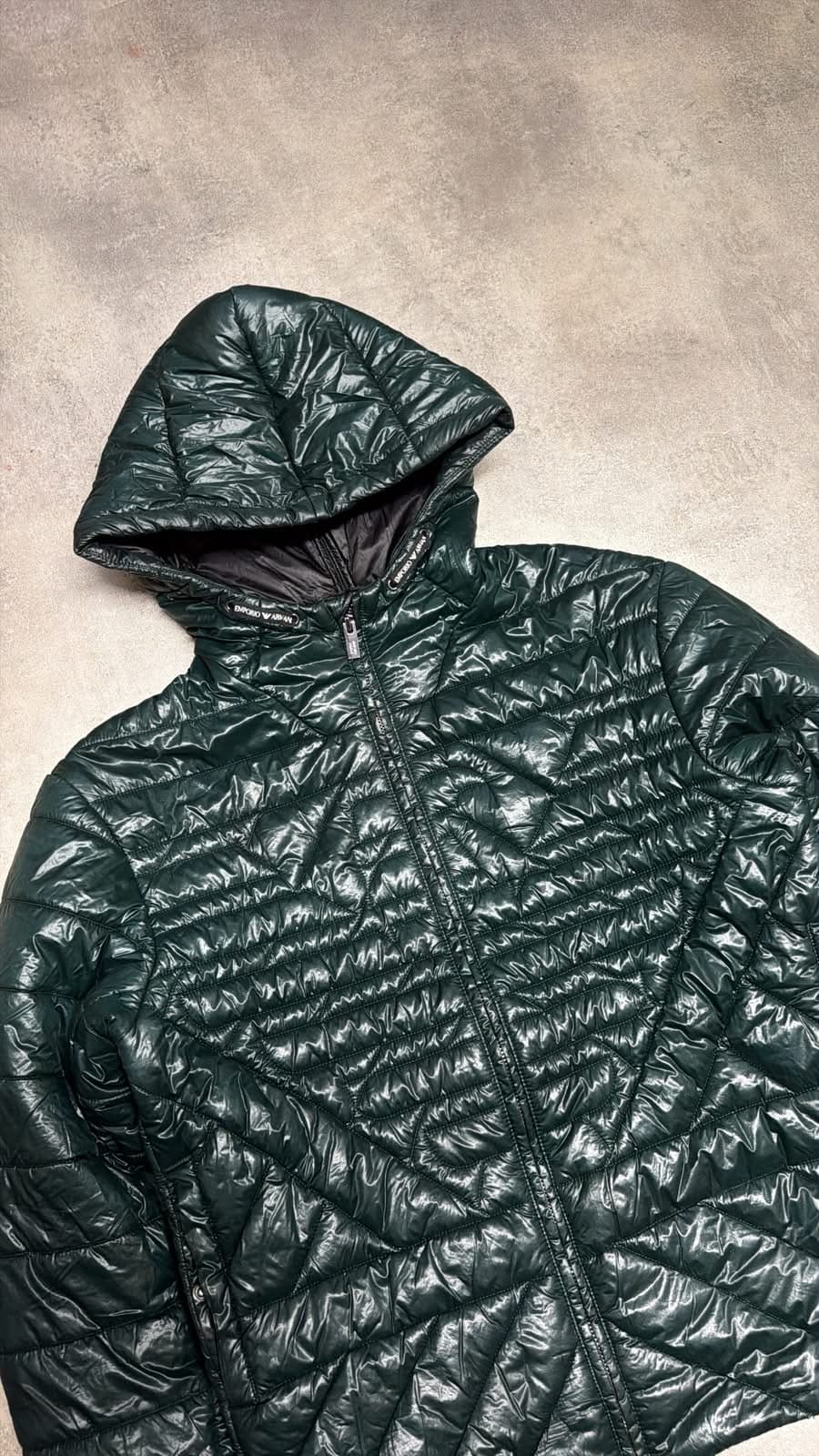 Giorgio Armani Emporio Armani Puffer Vest Green — 3