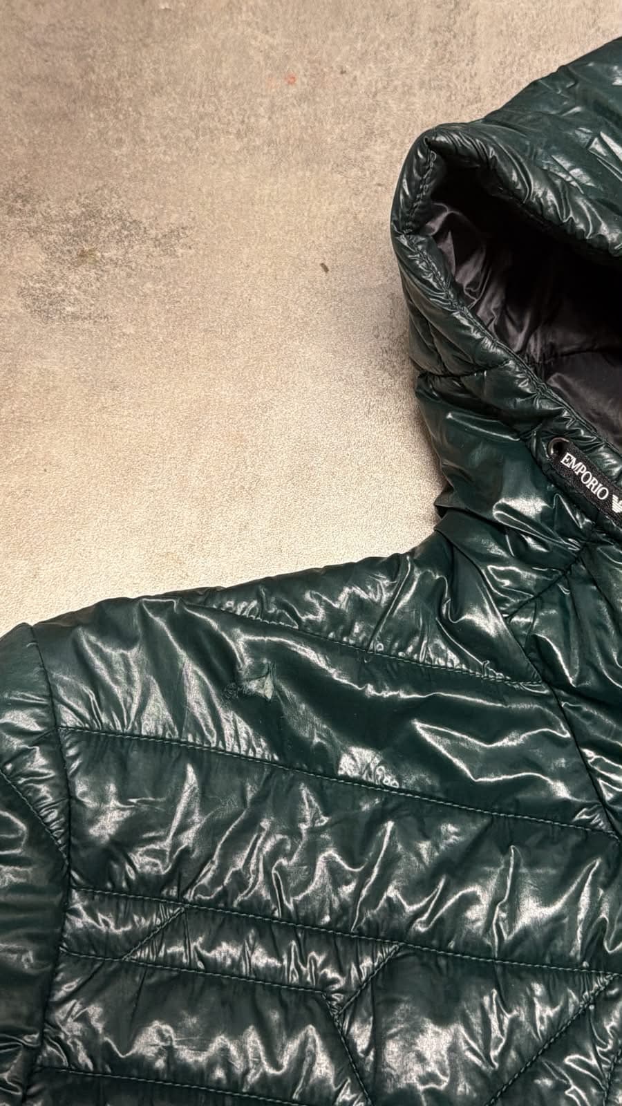 Giorgio Armani Emporio Armani Puffer Vest Green — 11
