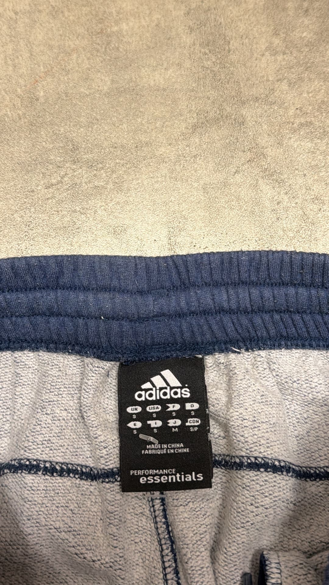 Adidas PE Jogger Navy/White — 5