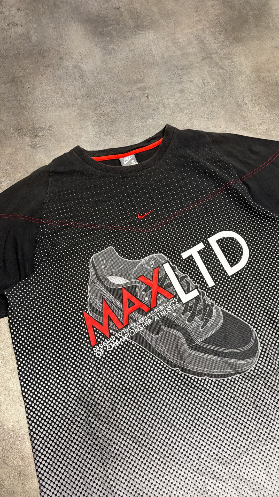 Nike Airmax LTD T-Shirt White/Red — 3
