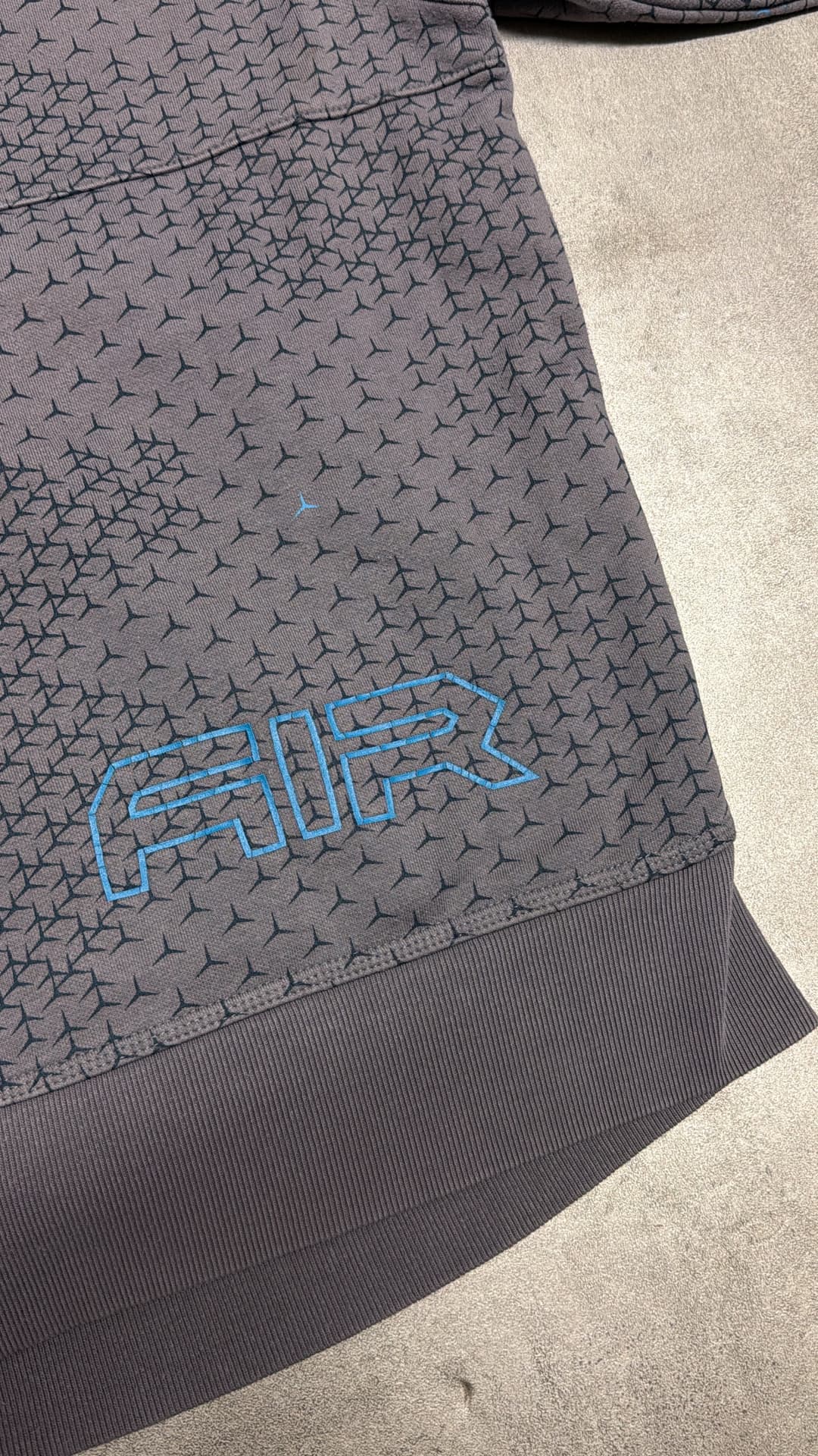 Nike Crowfeet Hoodie Grey/blue — 4