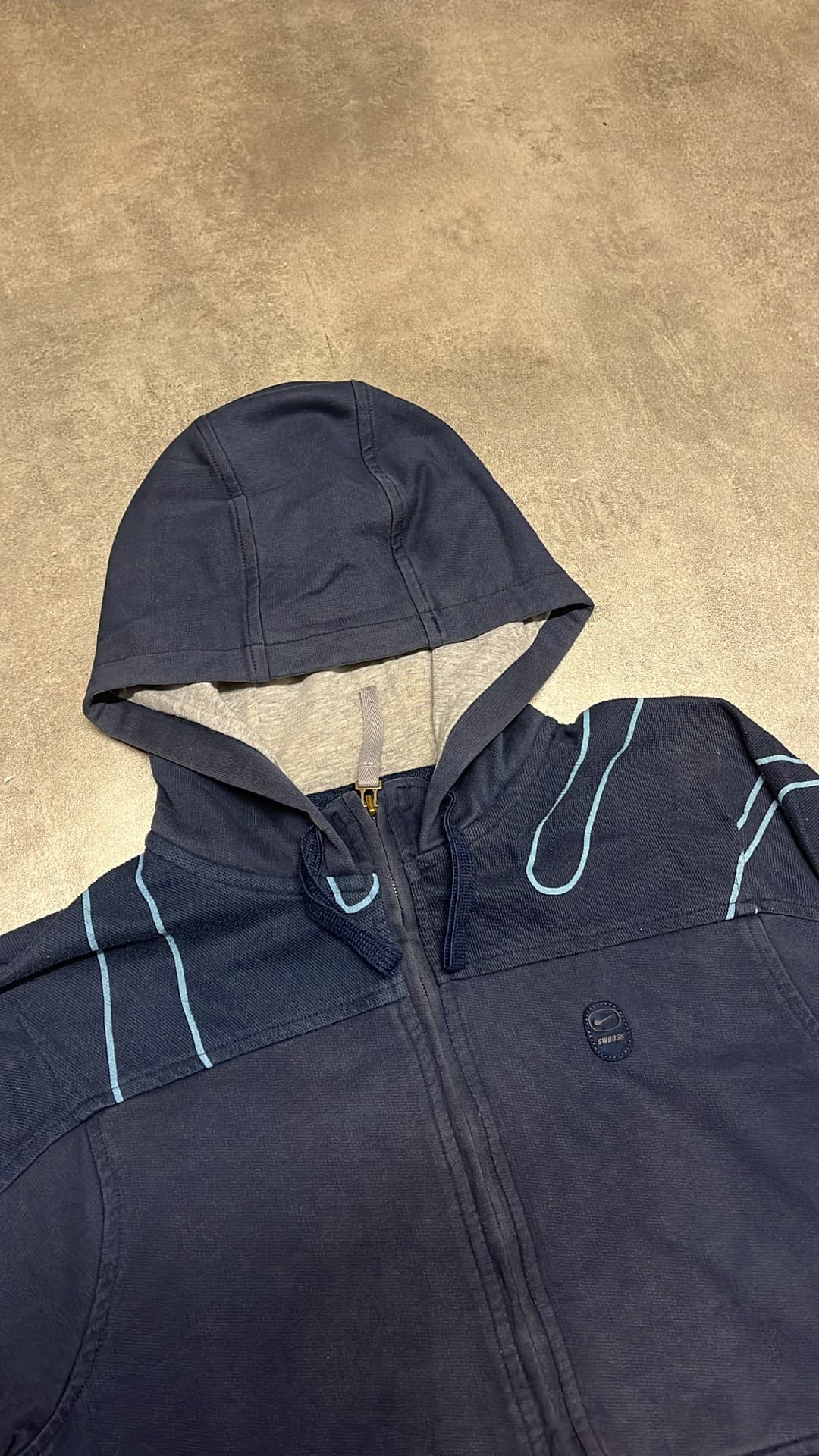 Nike Basic Zip-Up Navy/Blue — 3