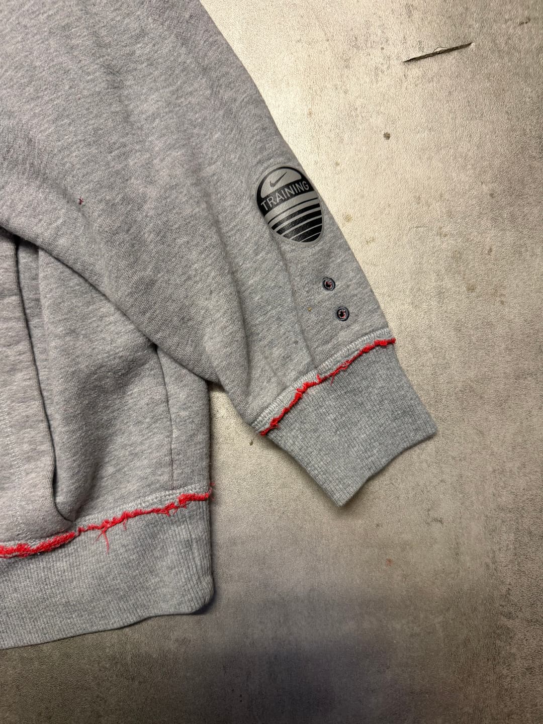 Nike Training Zip-Up Grey/Red — 3
