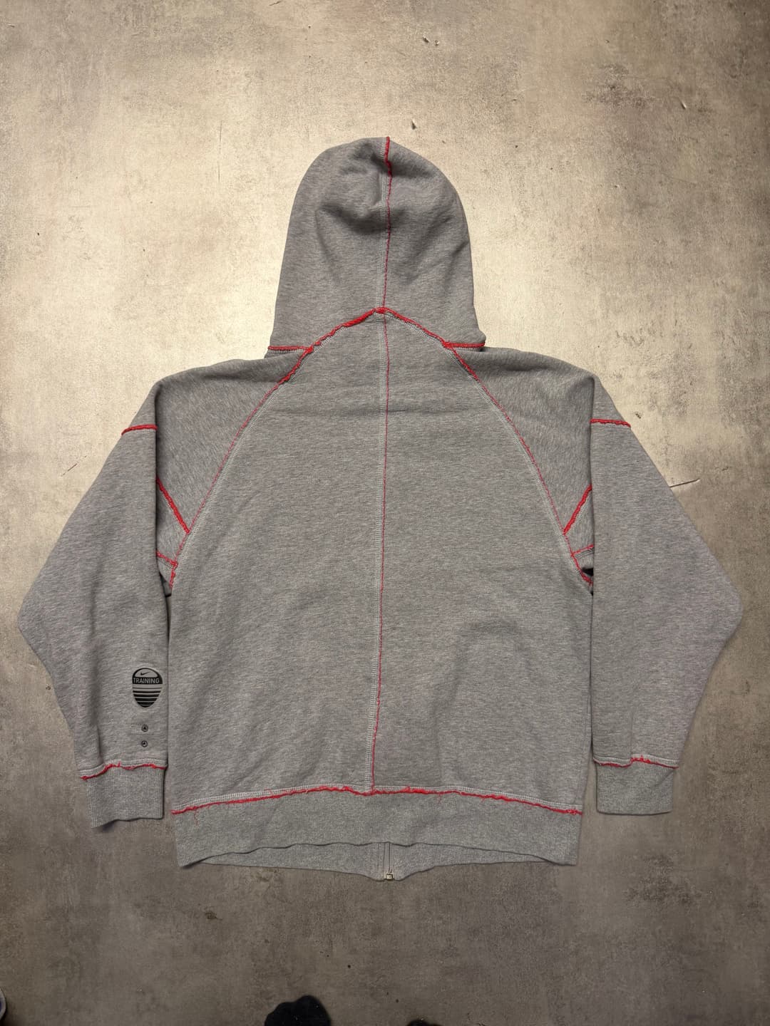 Nike Training Zip-Up Grey/Red — 4