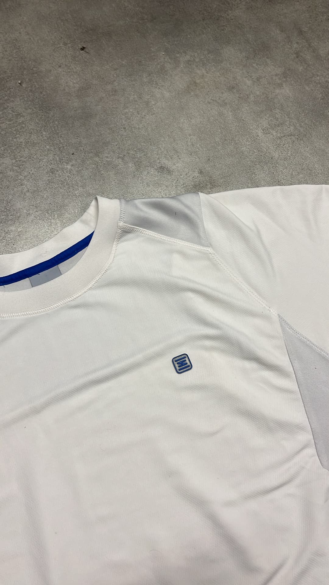 Nike Shox T-Shirt White/Blue — 3