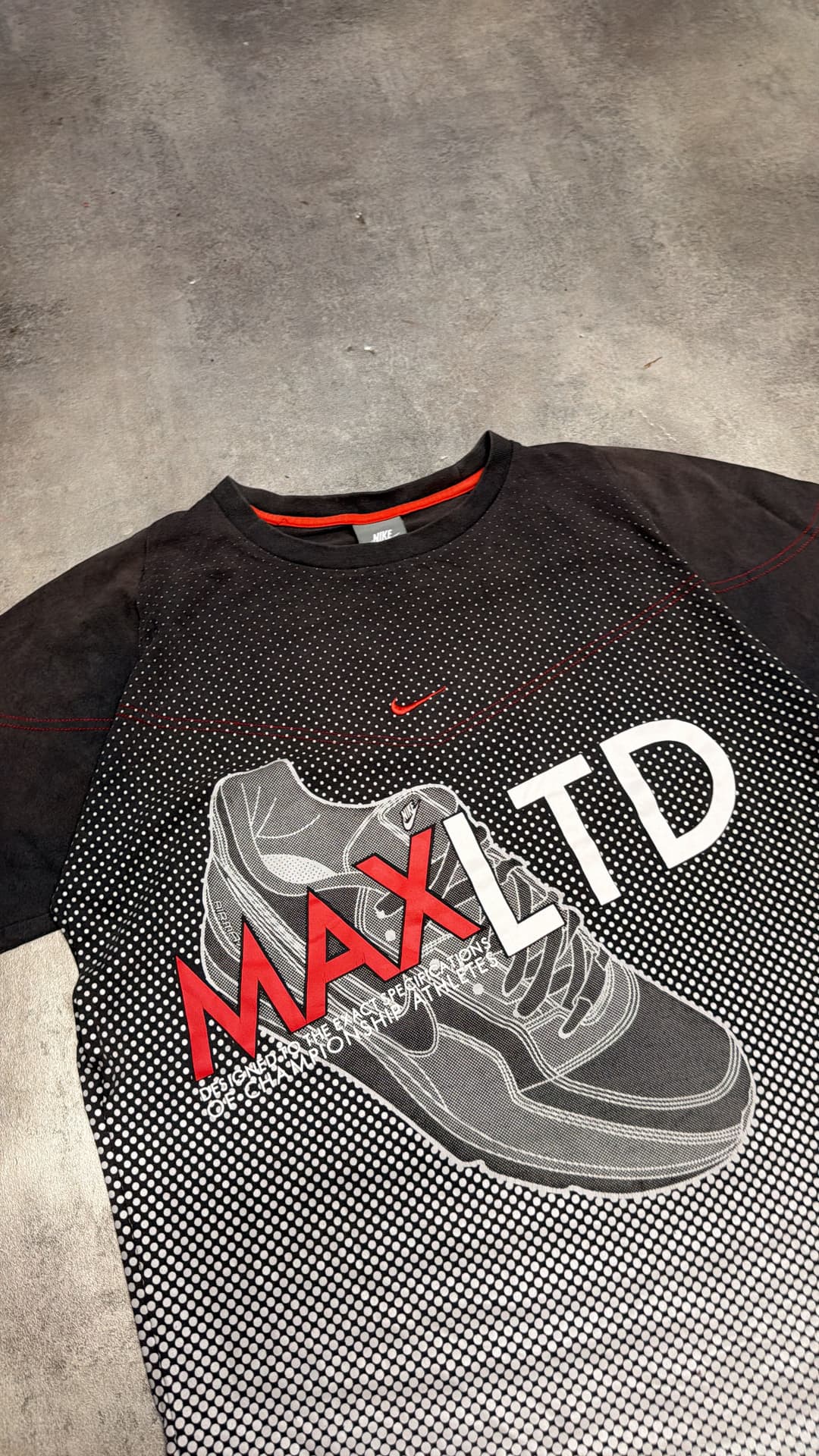 Nike Airmax LTD T-Shirt Grey/Red — 3