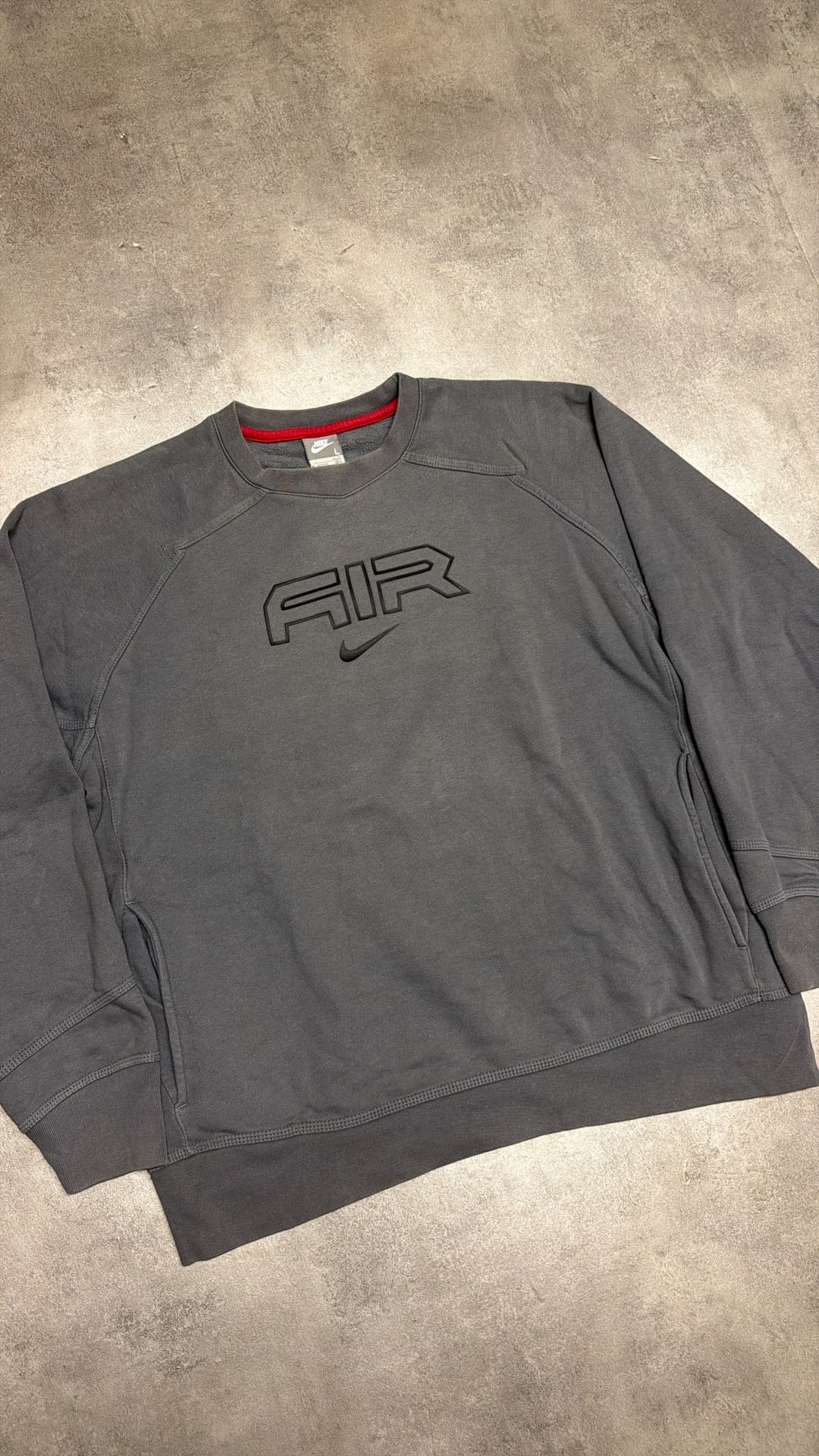 Nike Crowfeet Sweatshirt Grey/Black — 2