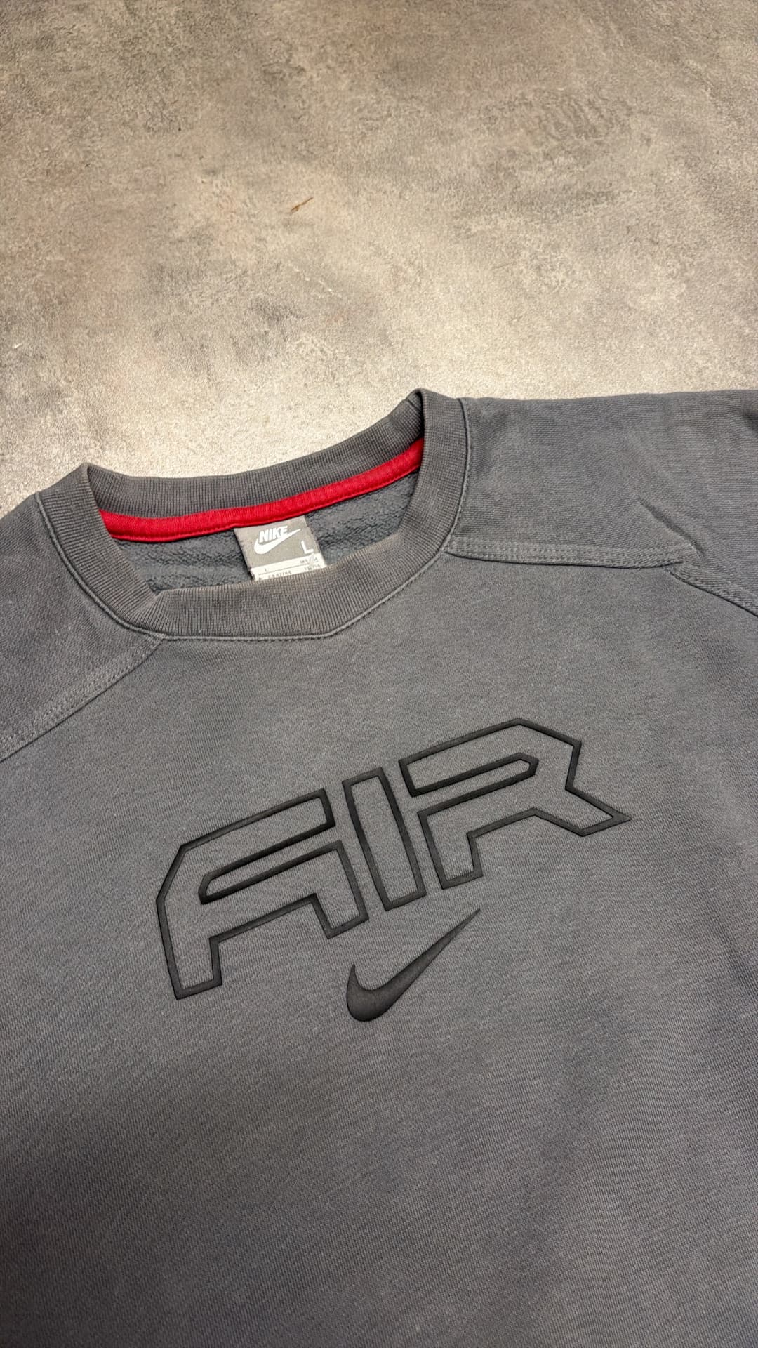 Nike Crowfeet Sweatshirt Grey/Black — 4