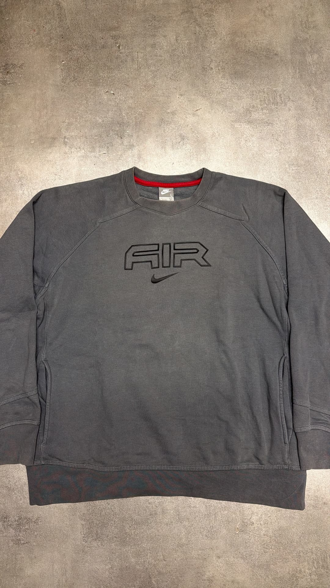 Nike Crowfeet Sweatshirt Grey/Black — 3