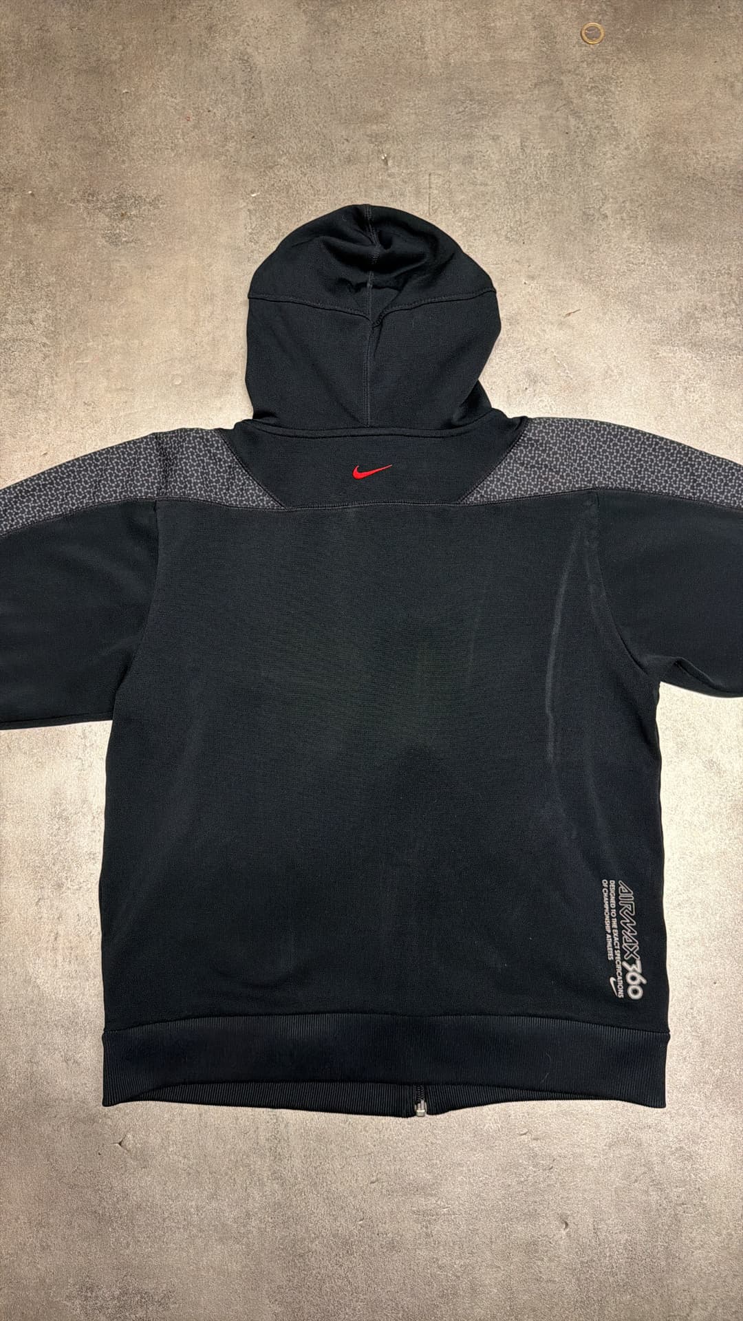 Nike Airmax 360 Zip-Up Black/Red — 5