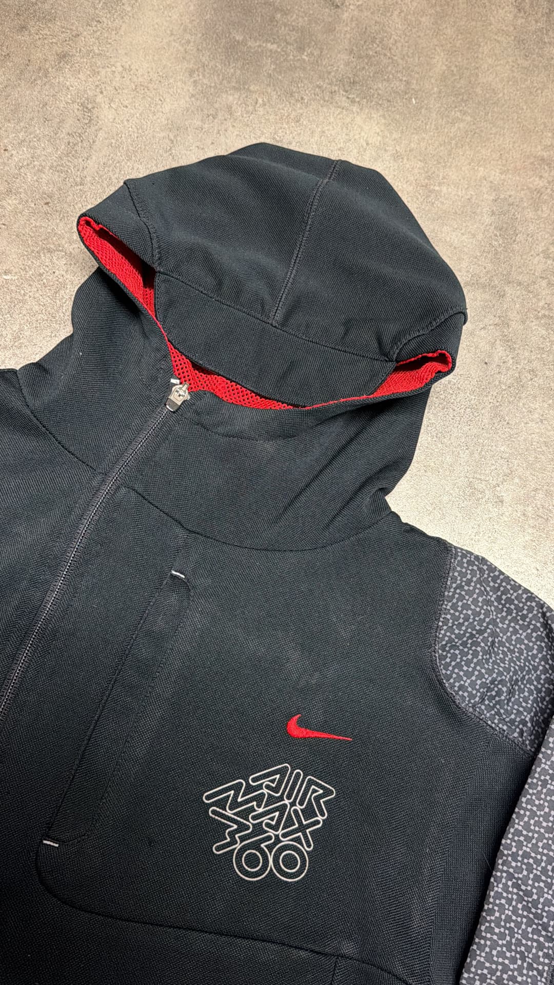 Nike Airmax 360 Zip-Up Black/Red — 3