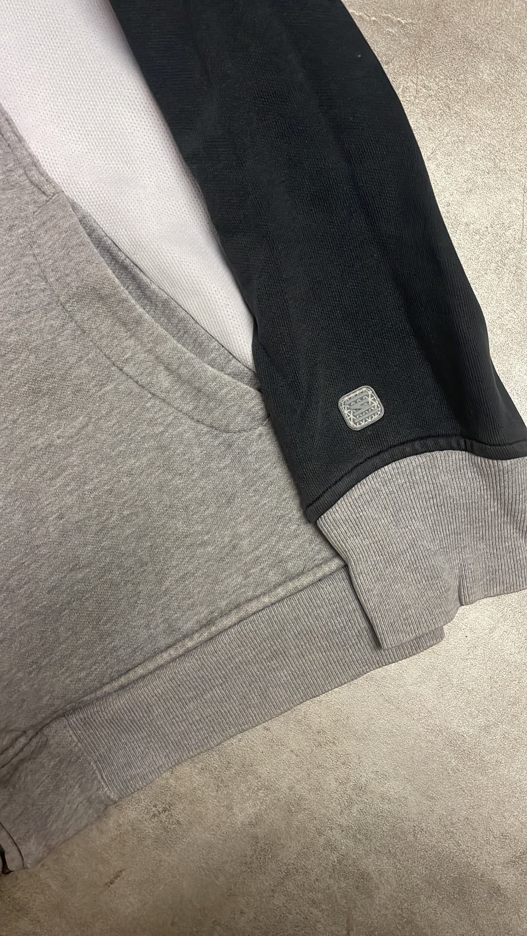 Nike Shox Zip-Up Grey/White — 6