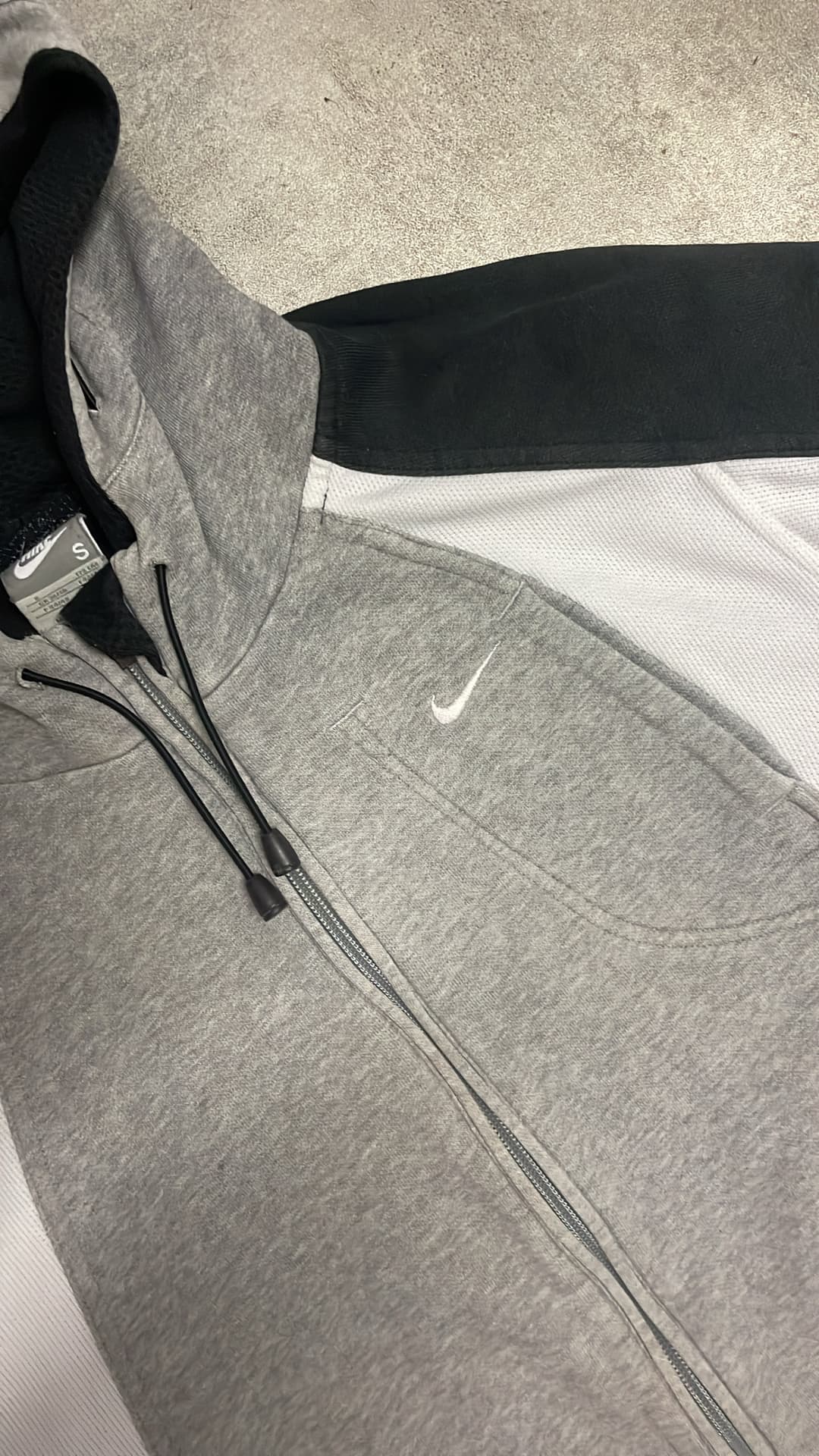 Nike Shox Zip-Up Grey/White — 3