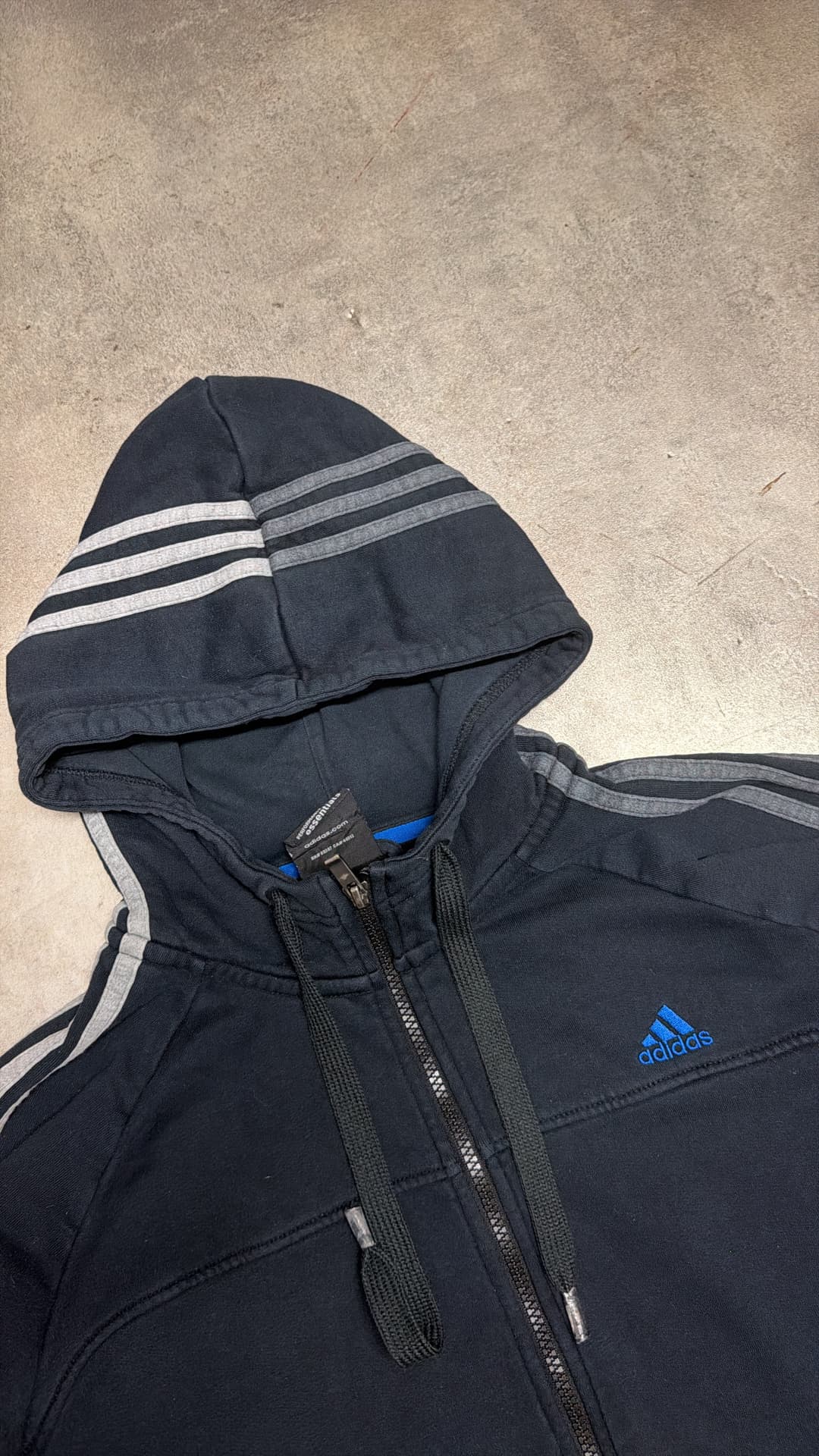 Adidas PE Zip-Up Navy — 3