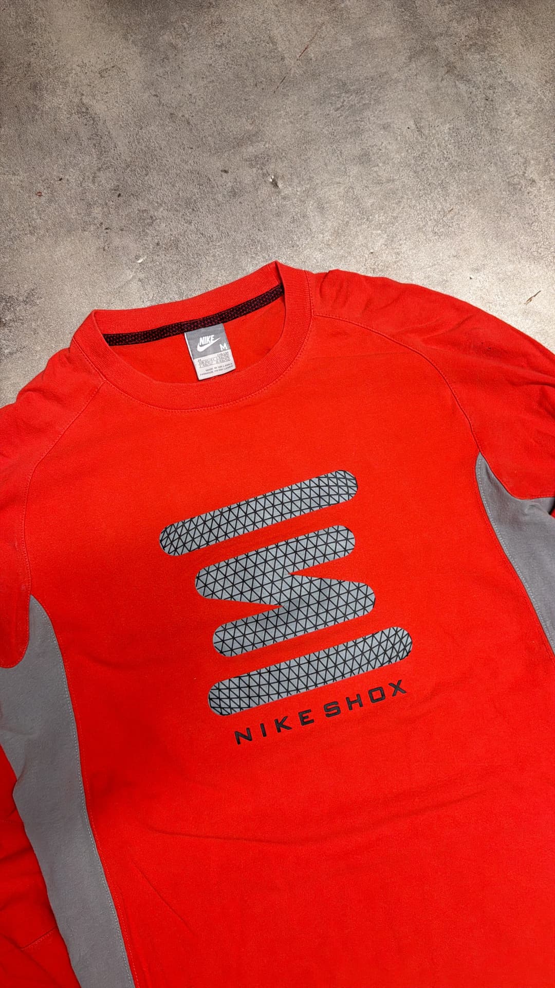 Nike Shox Longsleeve Red — 3
