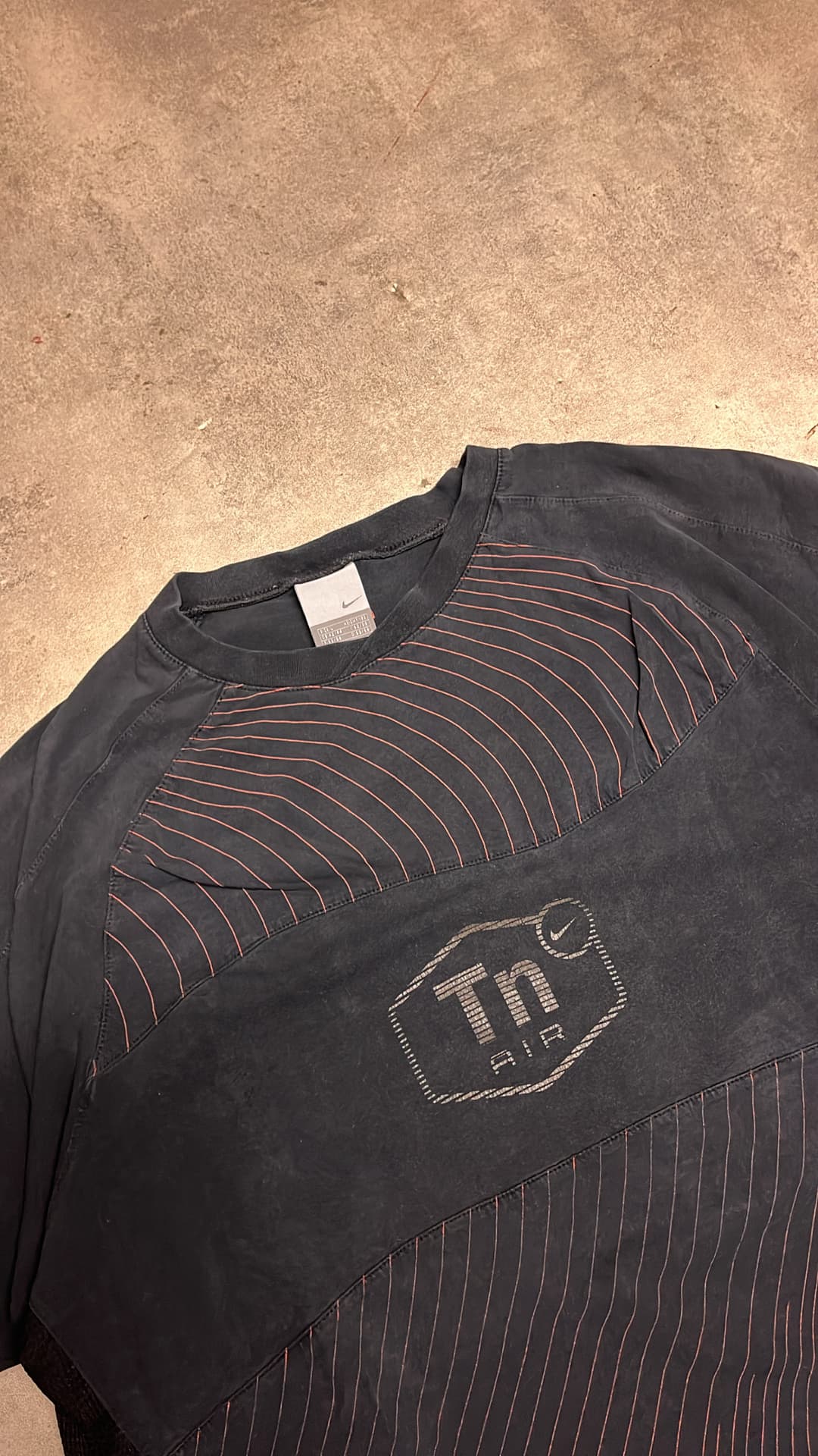 Nike Tn T-Shirt Black/Orange — 4