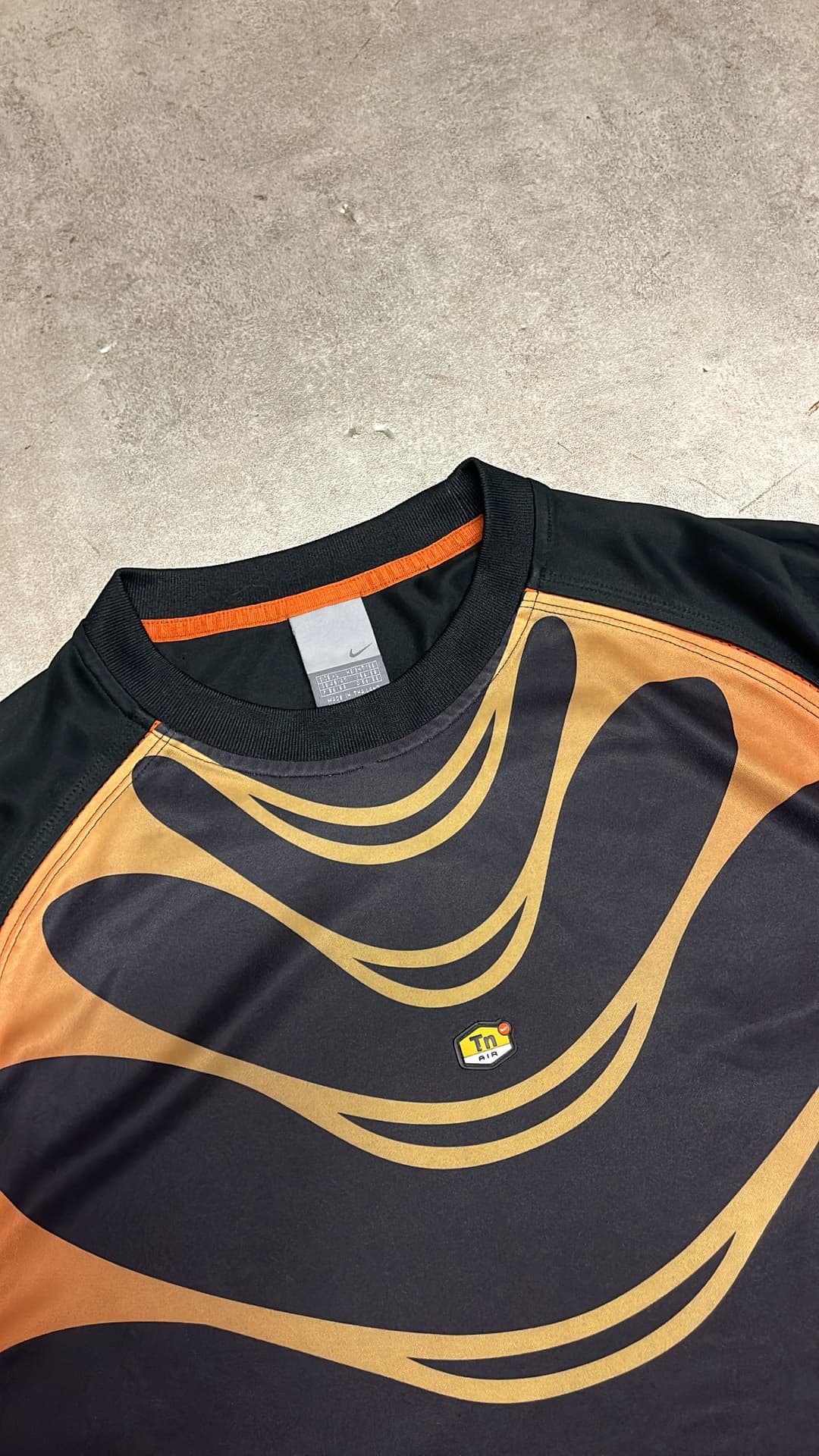 Nike Tn T-Shirt Black/Orange — 3