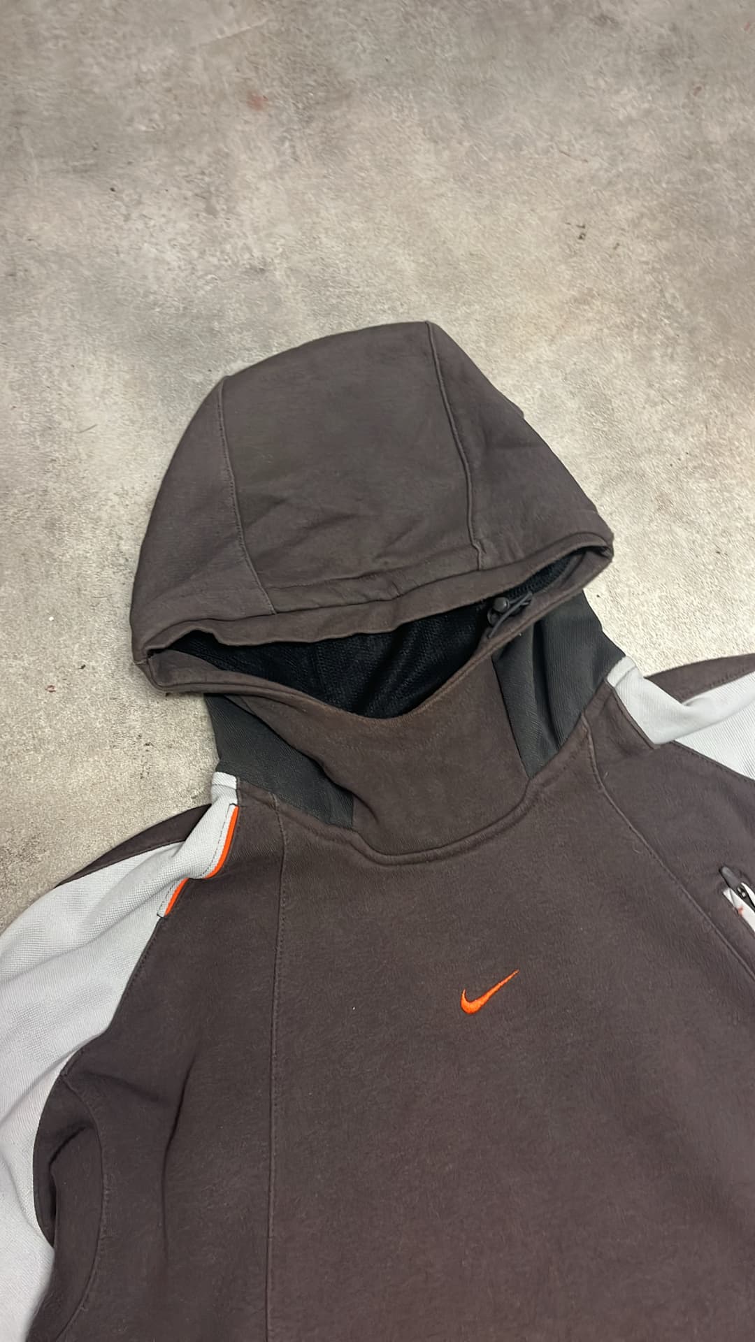 Nike Shox Hoodie Brown/Grey — 3