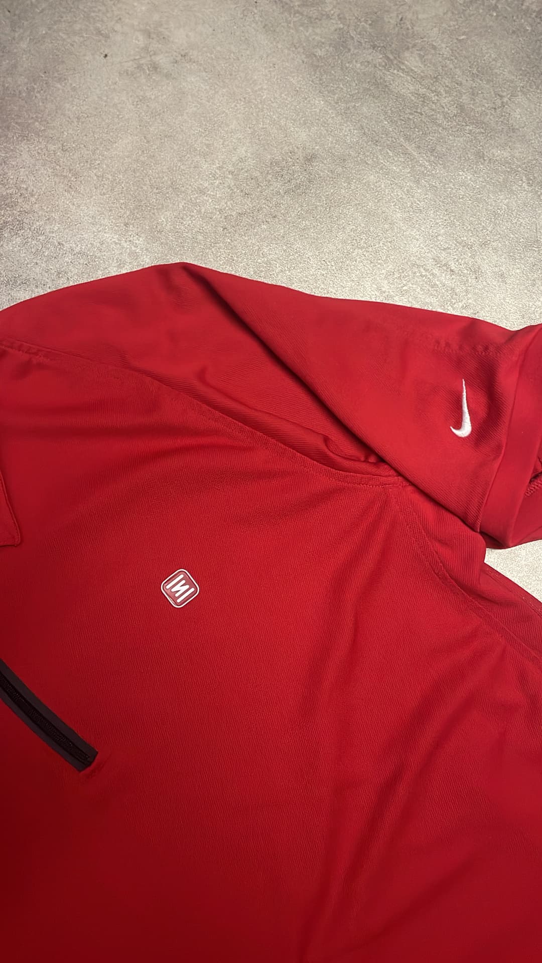 Nike Shox Poloshirt Red — 3