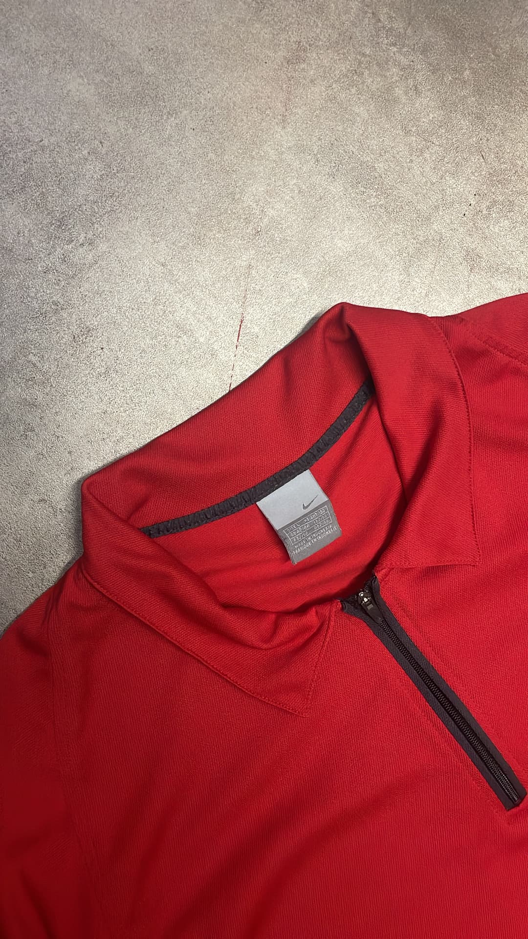 Nike Shox Poloshirt Red — 4