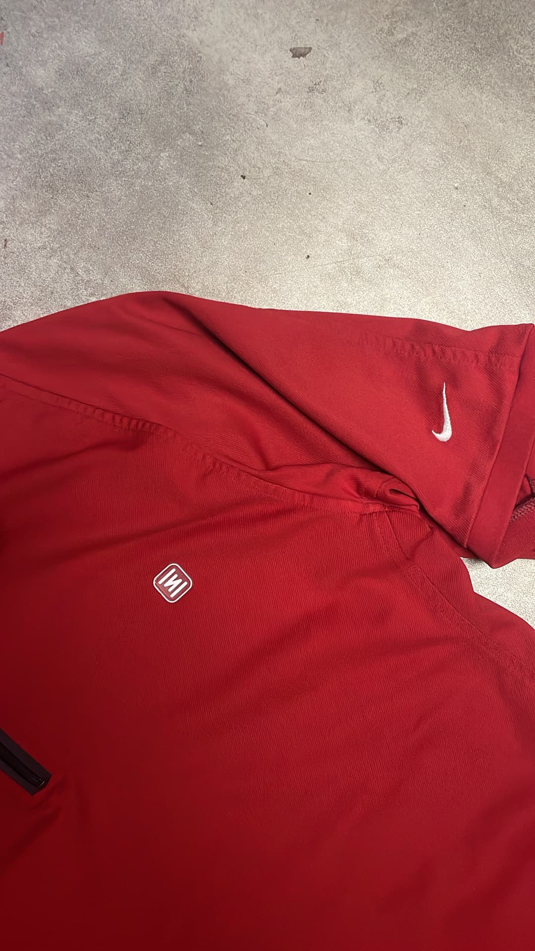 Nike Shox Poloshirt Red — 3