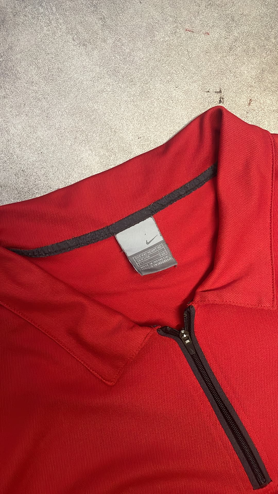 Nike Shox Poloshirt Red — 4
