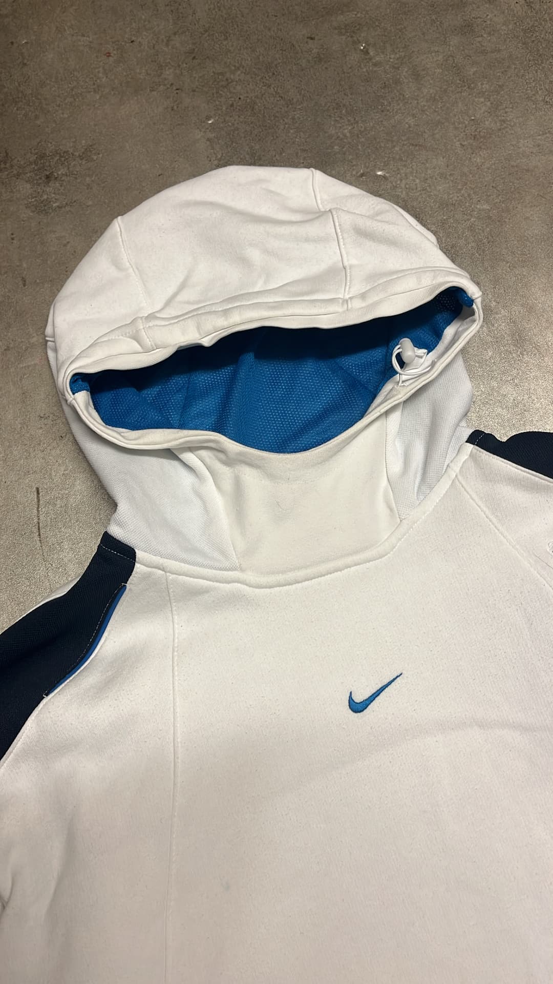 Nike Shox Hoodie White/Navym — 2